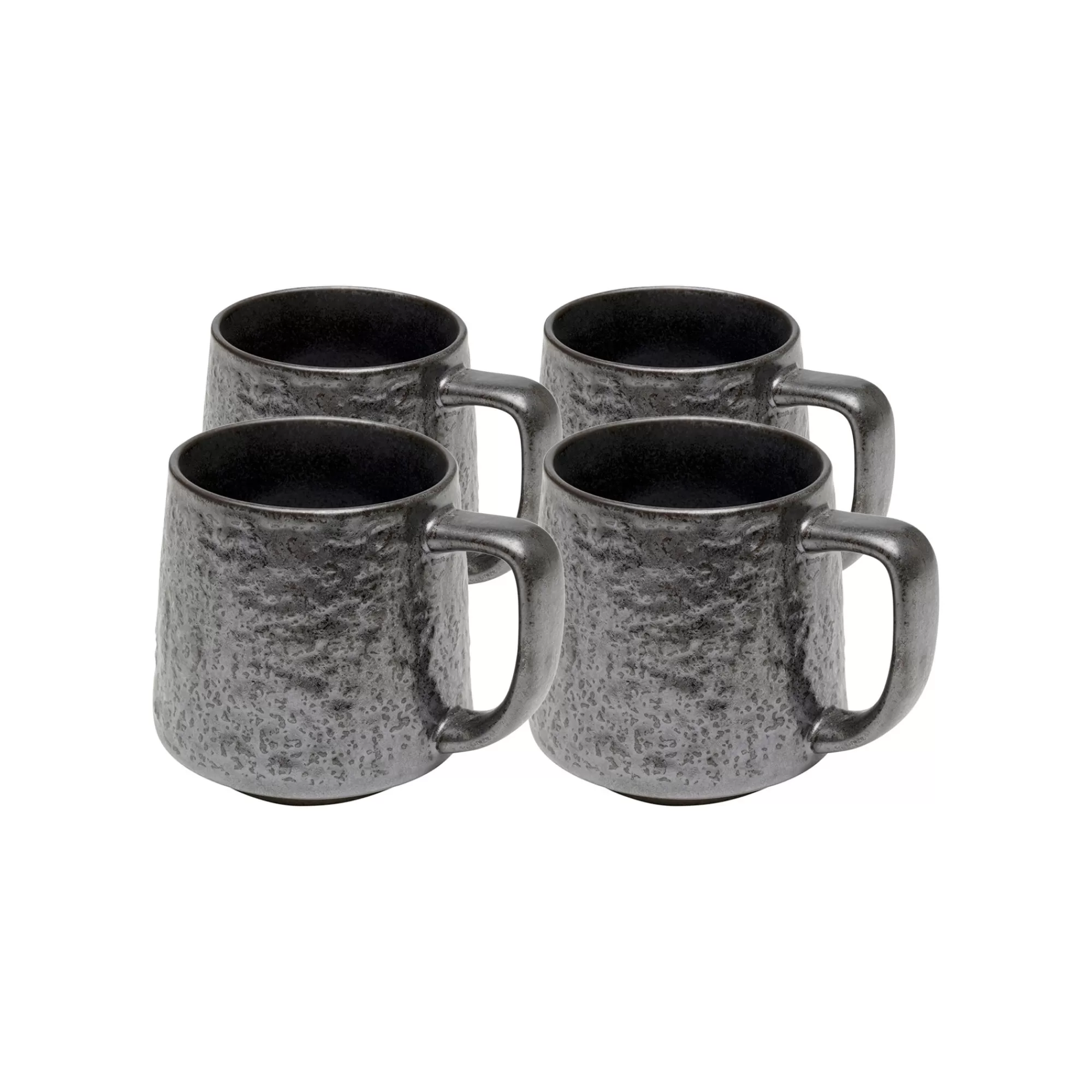 KARE Design Mugs Cosmos Noirs Set De 4 ^ Vaisselle