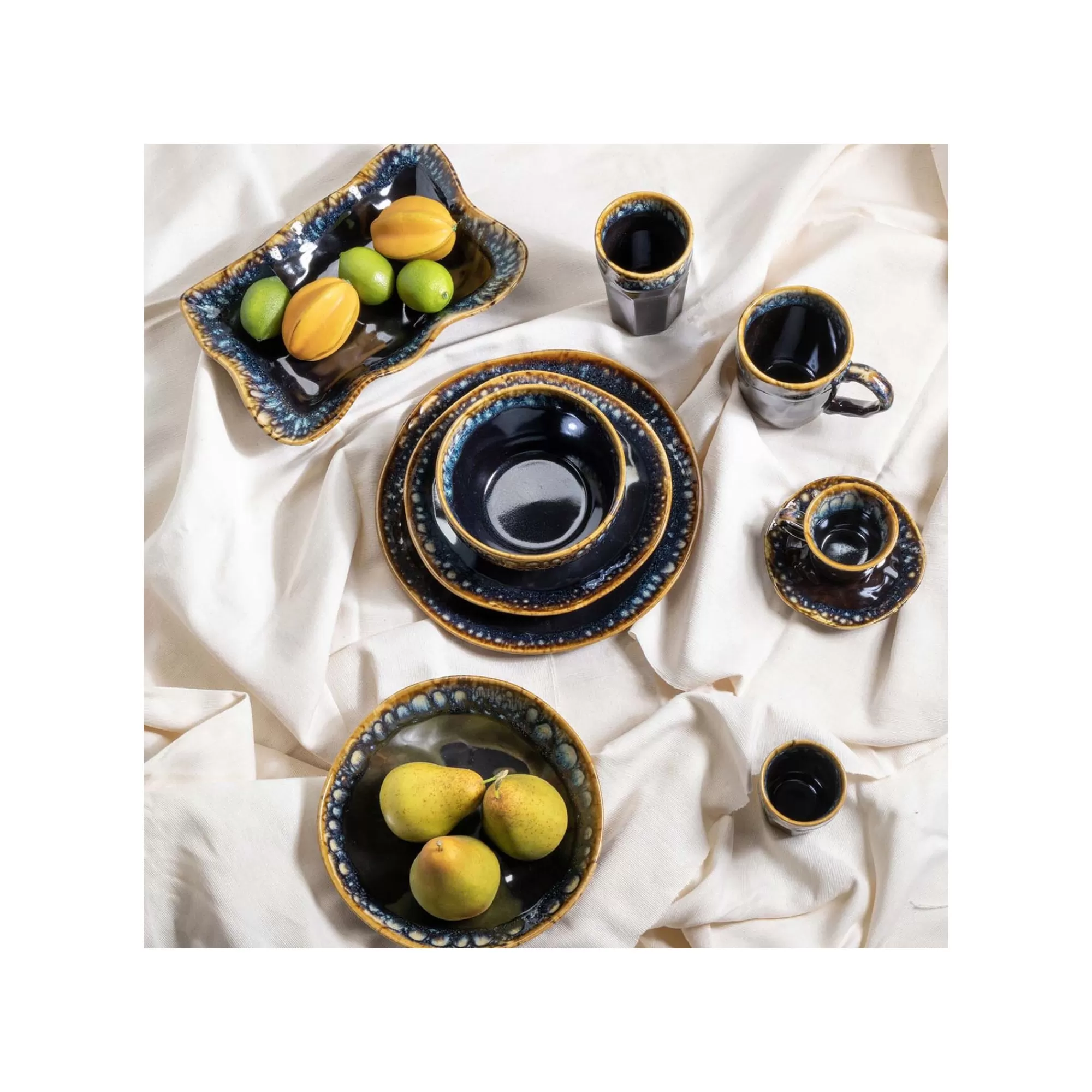 KARE Design Mugs Lio Bleus Set De 4 ^ Vaisselle