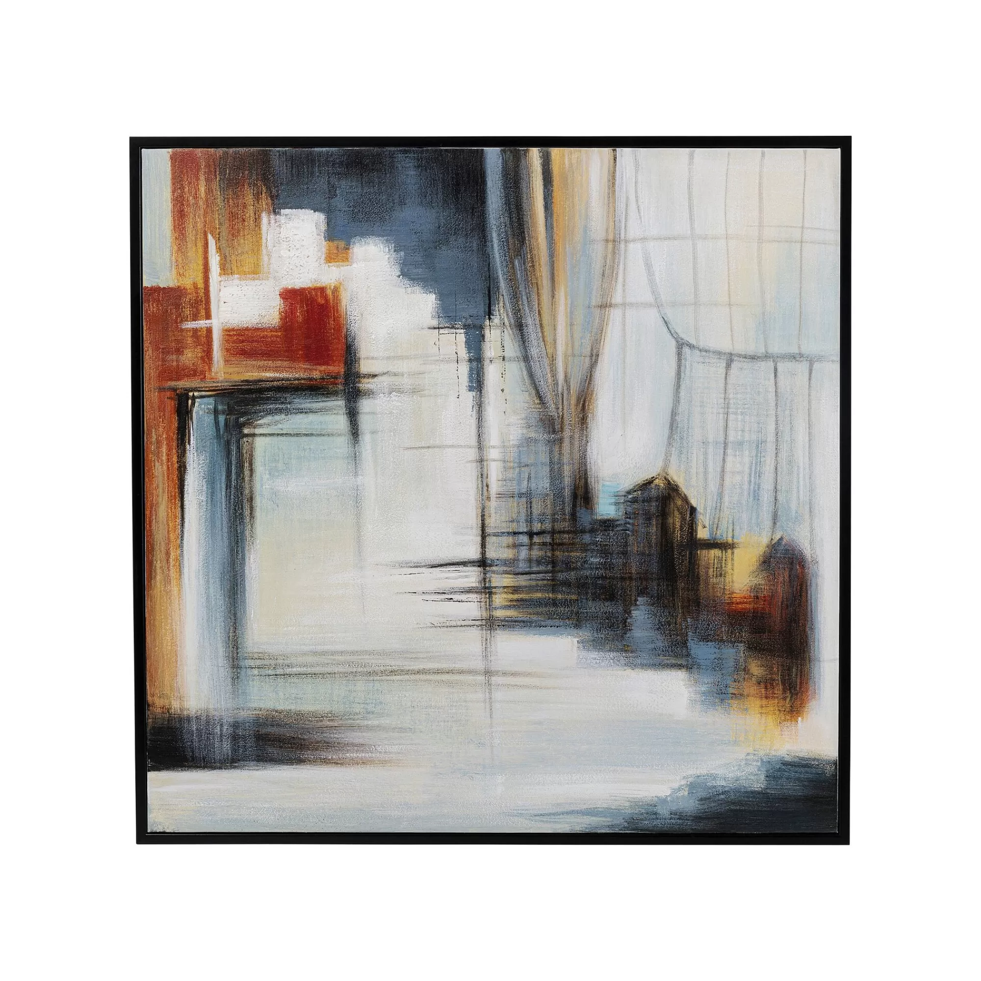 KARE Design Peinture Visione Front 100x100cm ^ Tableau