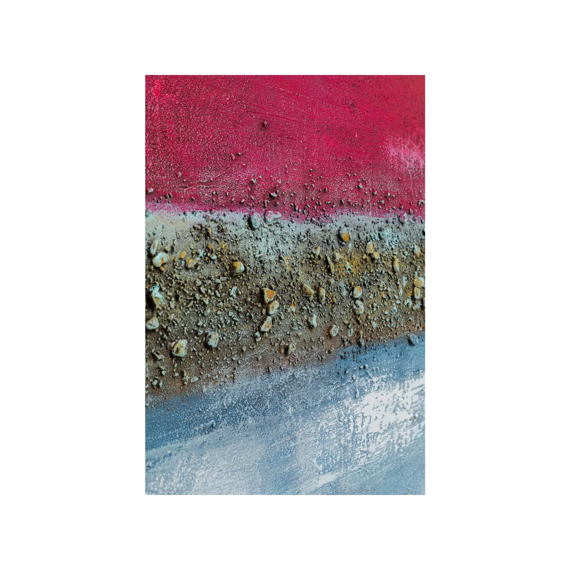 KARE Design Peinture Vista 90x120cm Rouge ^ Tableau