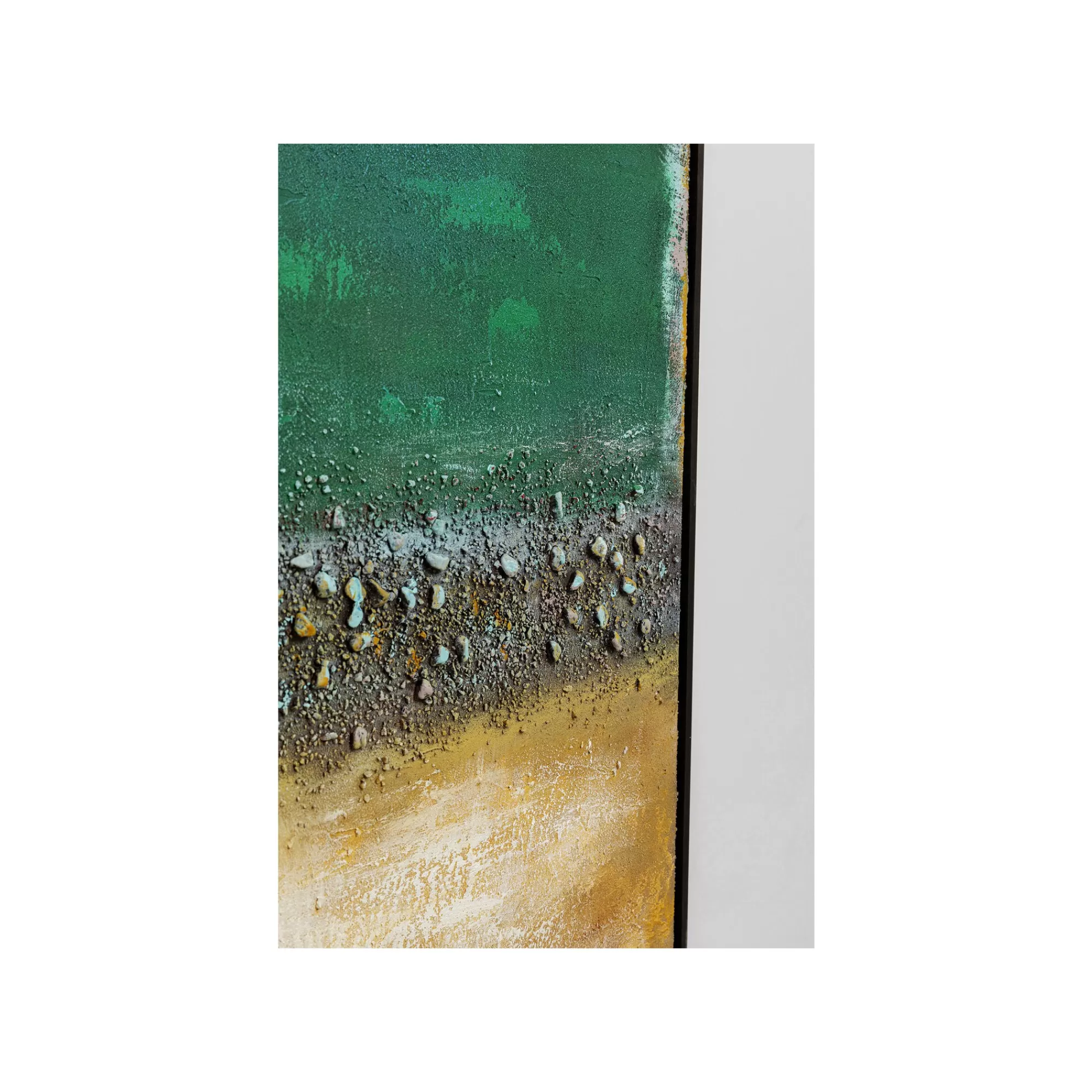 KARE Design Peinture Vista 90x120cm Verte ^ Tableau