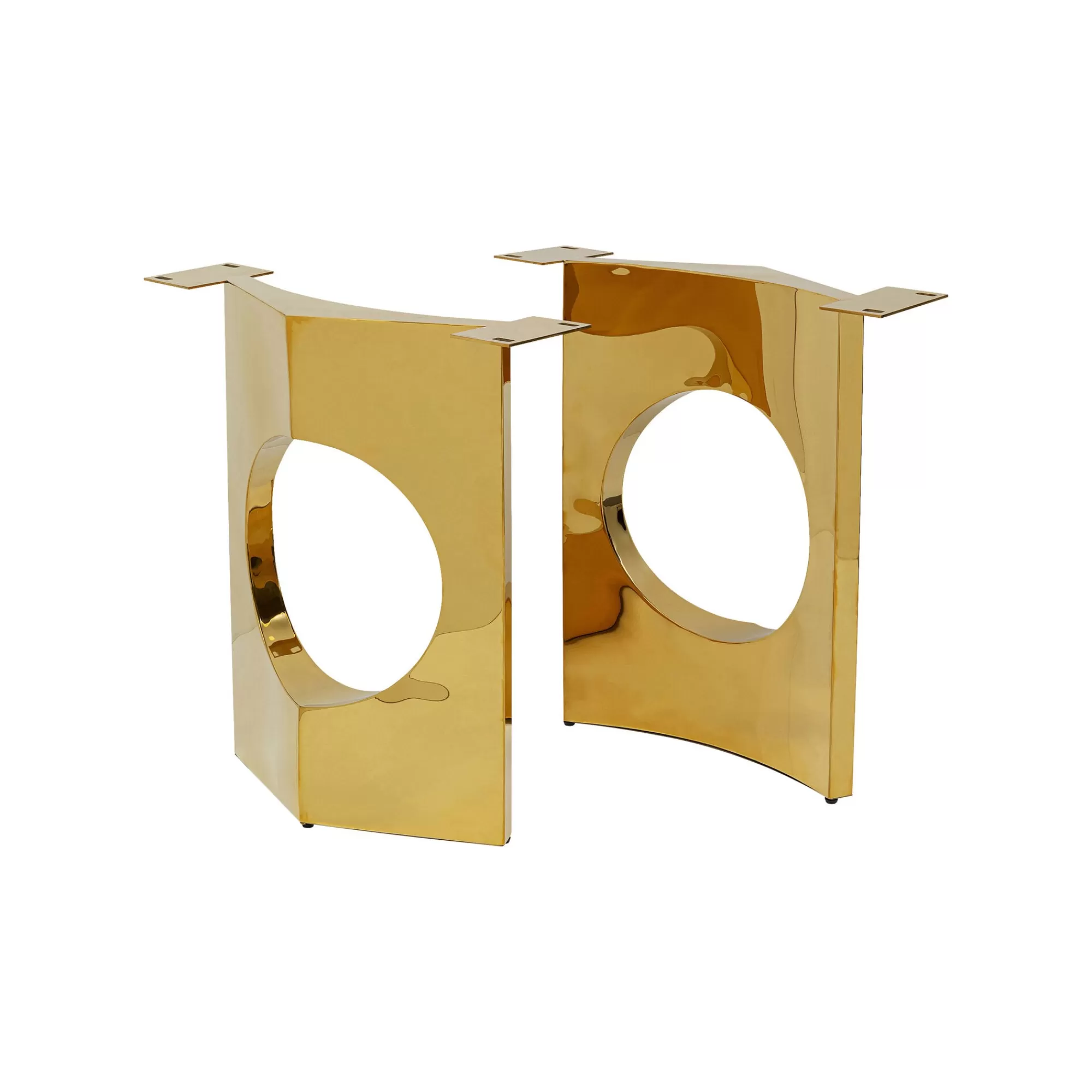 KARE Design Pieds De Table Tavola Oho Dorés Set De 2 ^ Table