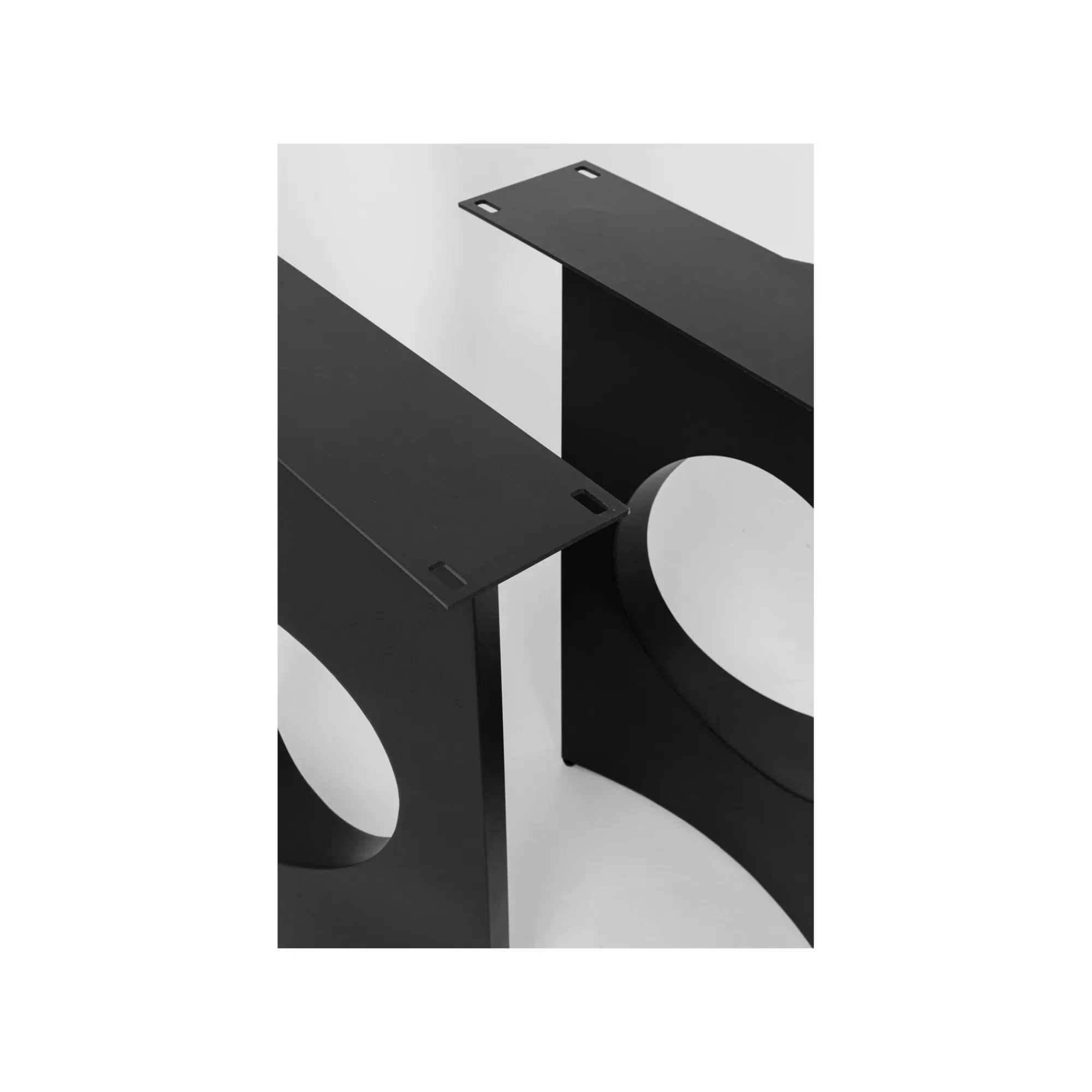 KARE Design Pieds De Table Tavola Oho Noirs Set De 2 ^ Table