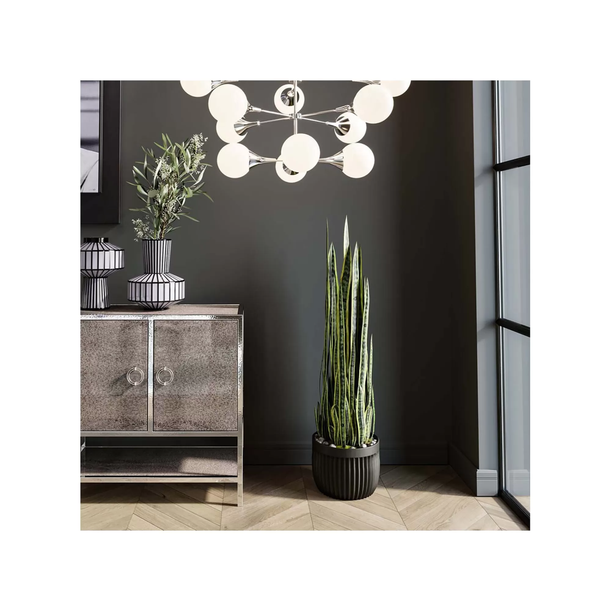 KARE Design Plante Décorative Sansevieria 155cm ^ Plante Décorative