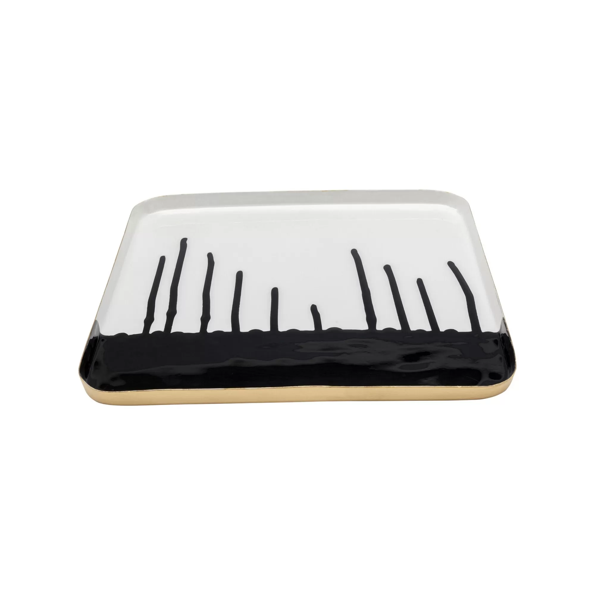 KARE Design Plateau Macchie Noir Et Blanc ^ Vaisselle