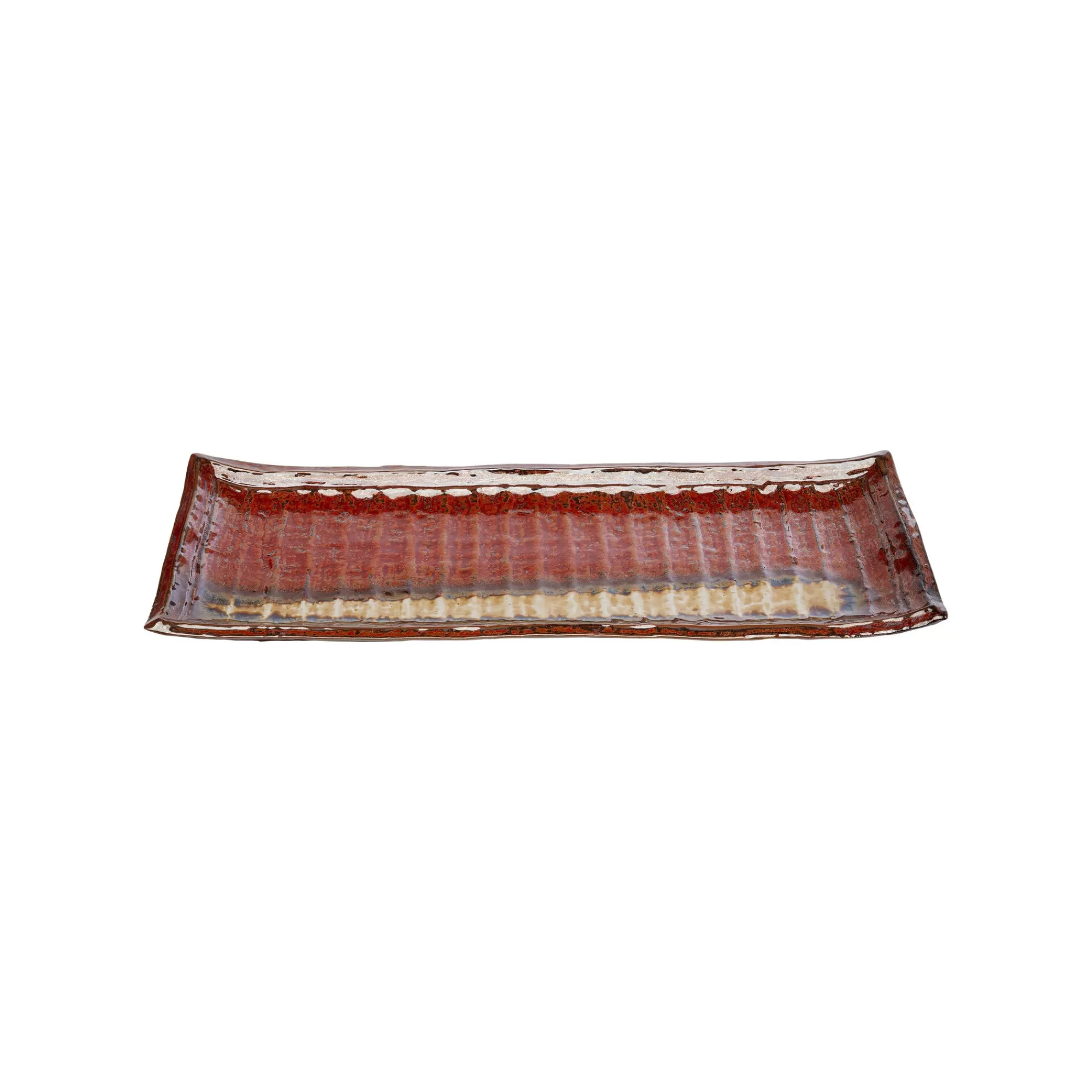 KARE Design Plats Ari Rouges Et Gris Set De 3 ^ Vaisselle