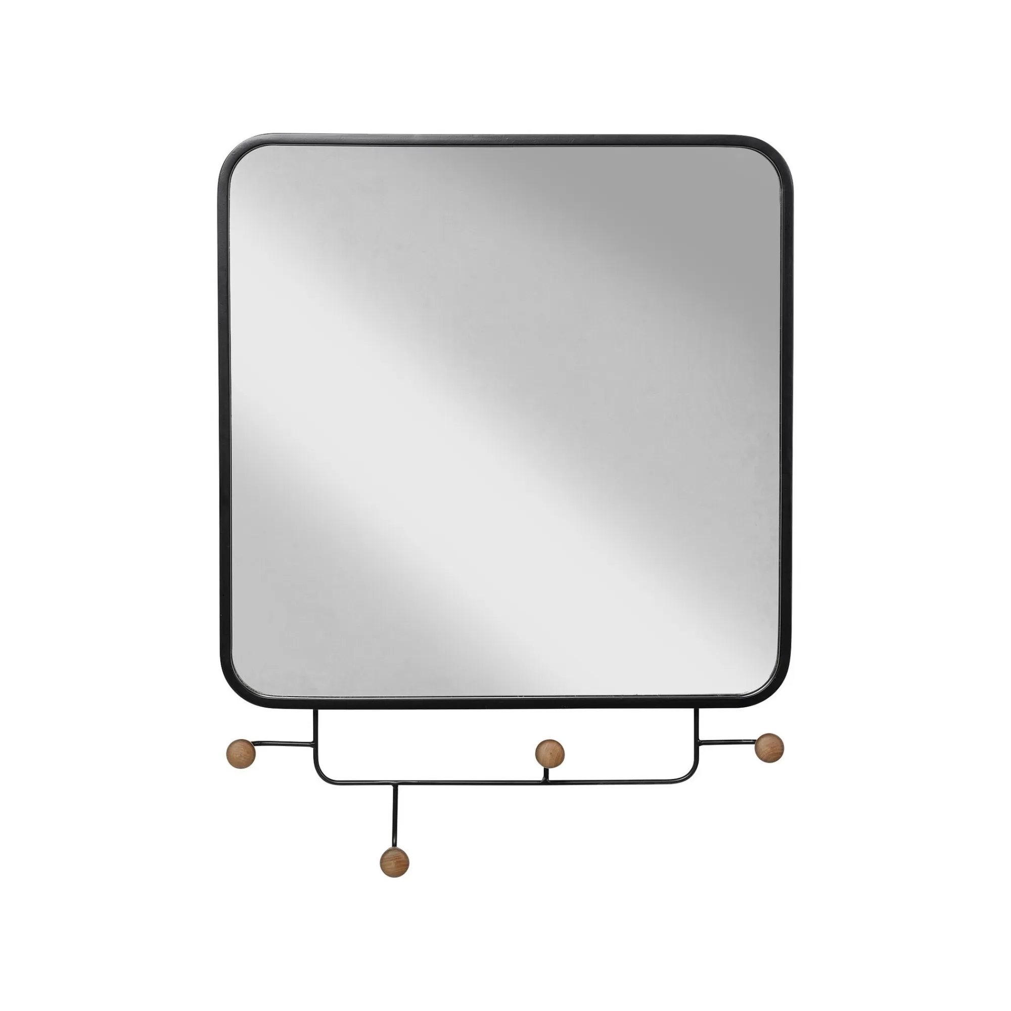 KARE Design Portemanteau Miroir Gina 65x50cm ^ Portemanteau | Miroir