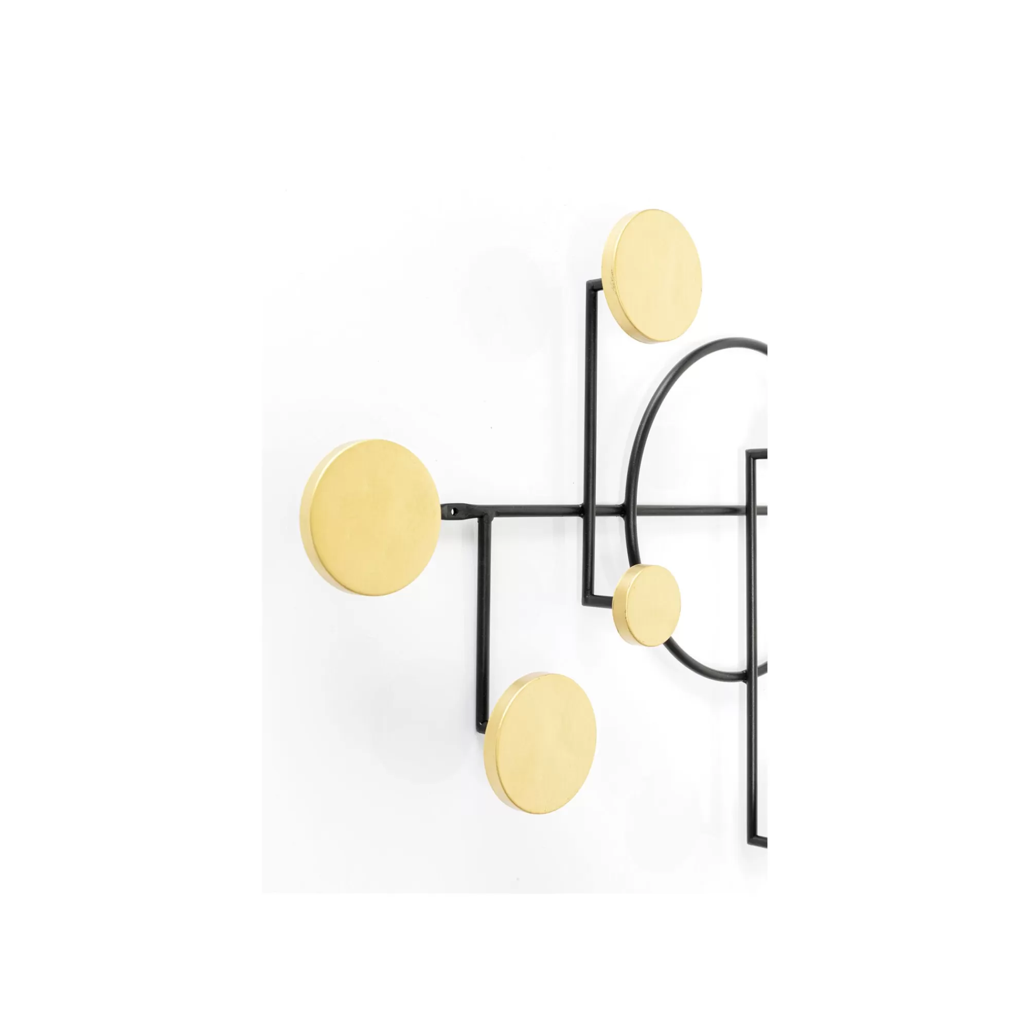 KARE Design Portemanteau Mural Art Circles 79cm Doré ^ Portemanteau