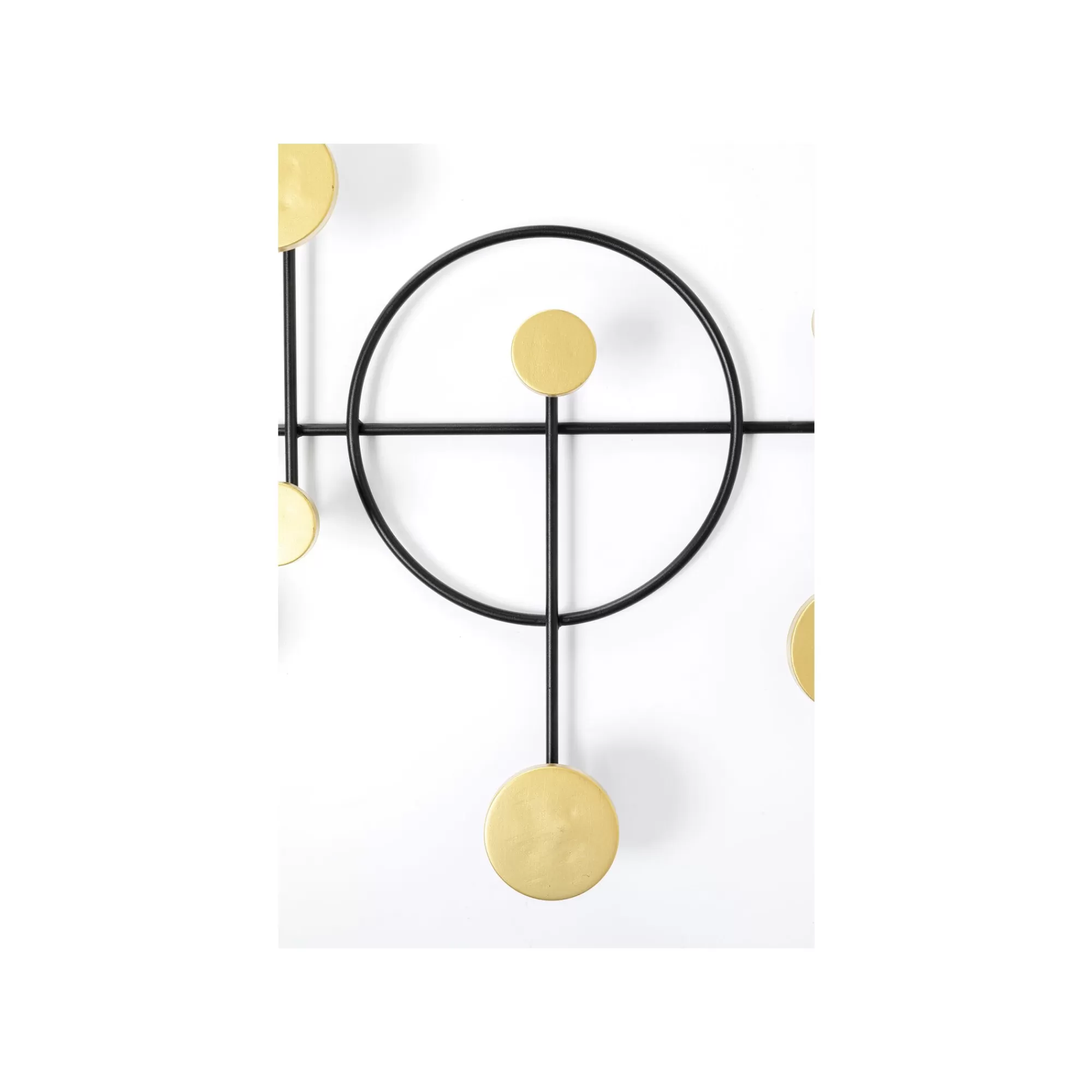 KARE Design Portemanteau Mural Art Circles 79cm Doré ^ Portemanteau