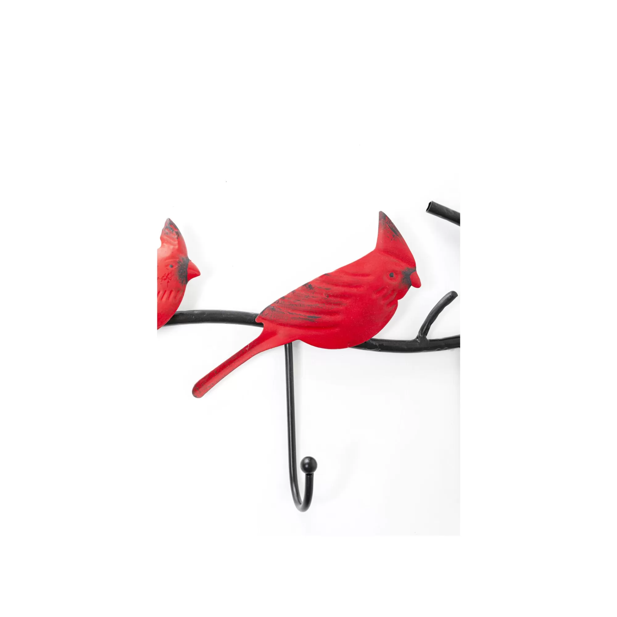 KARE Design Portemanteau Mural Oiseaux Rouges 72cm ^ Portemanteau