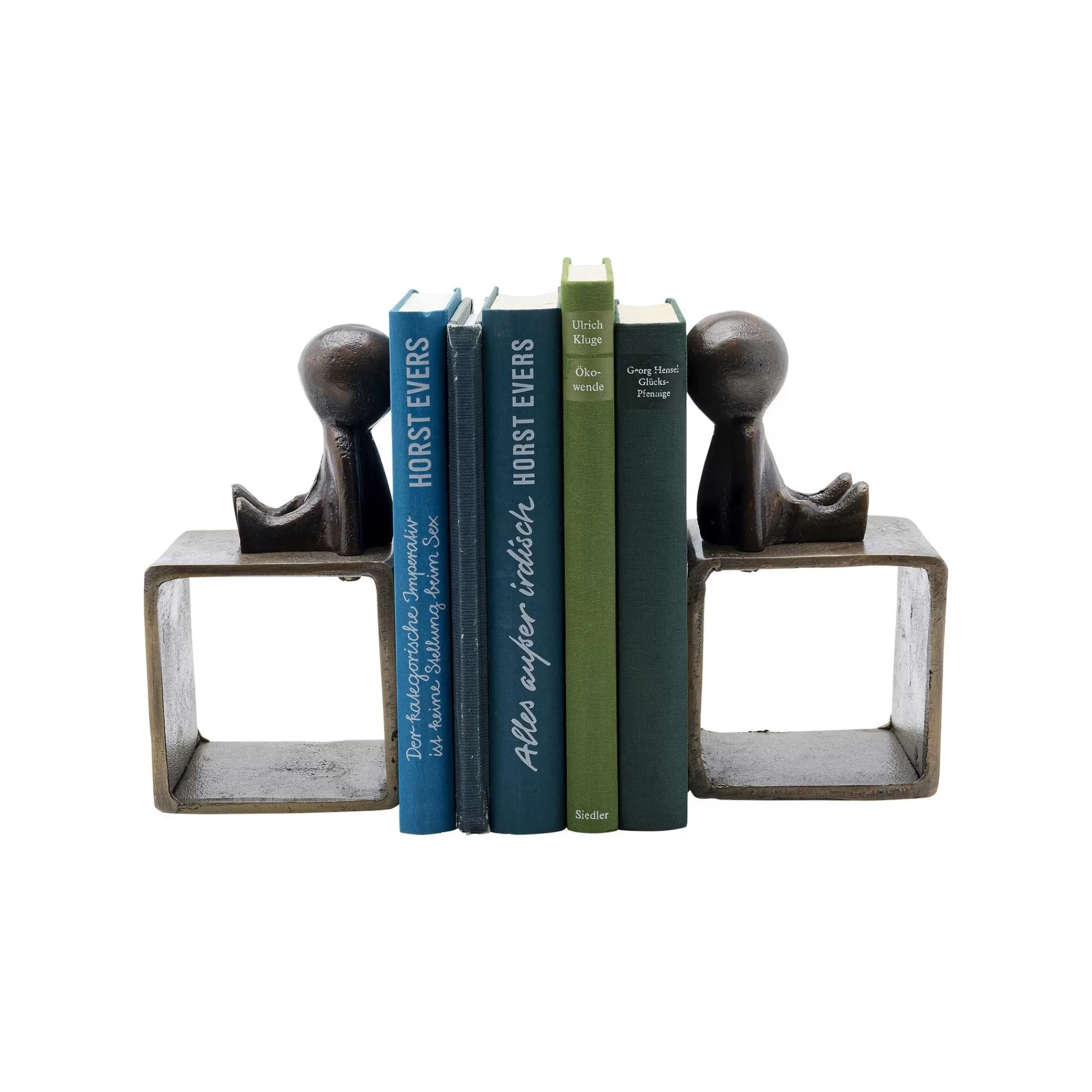 KARE Design Serre-livres Bonhommes Assis Set De 2 ^ Serrelivres