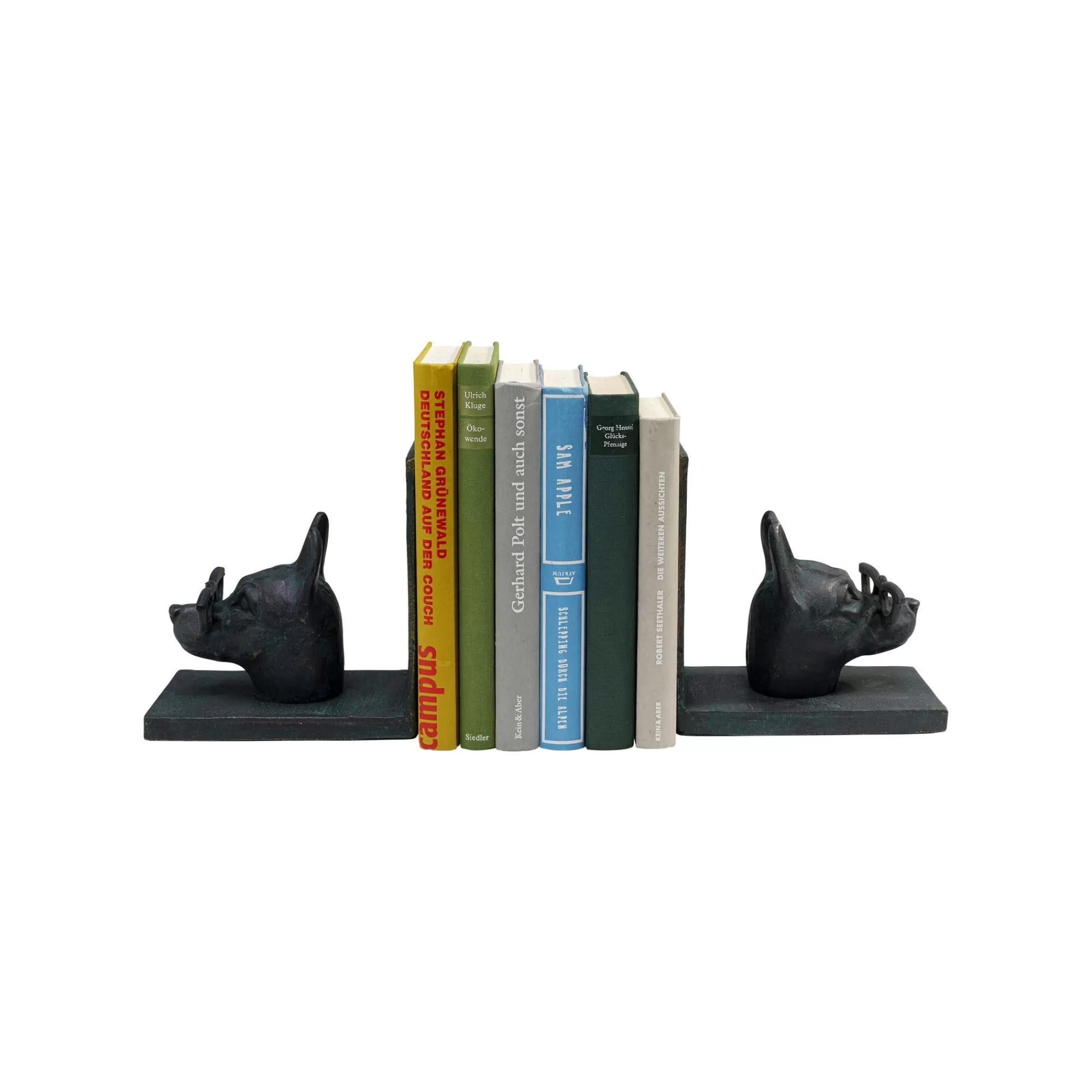 KARE Design Serre-livres Chiens Lunettes Set De 2 ^ Serrelivres