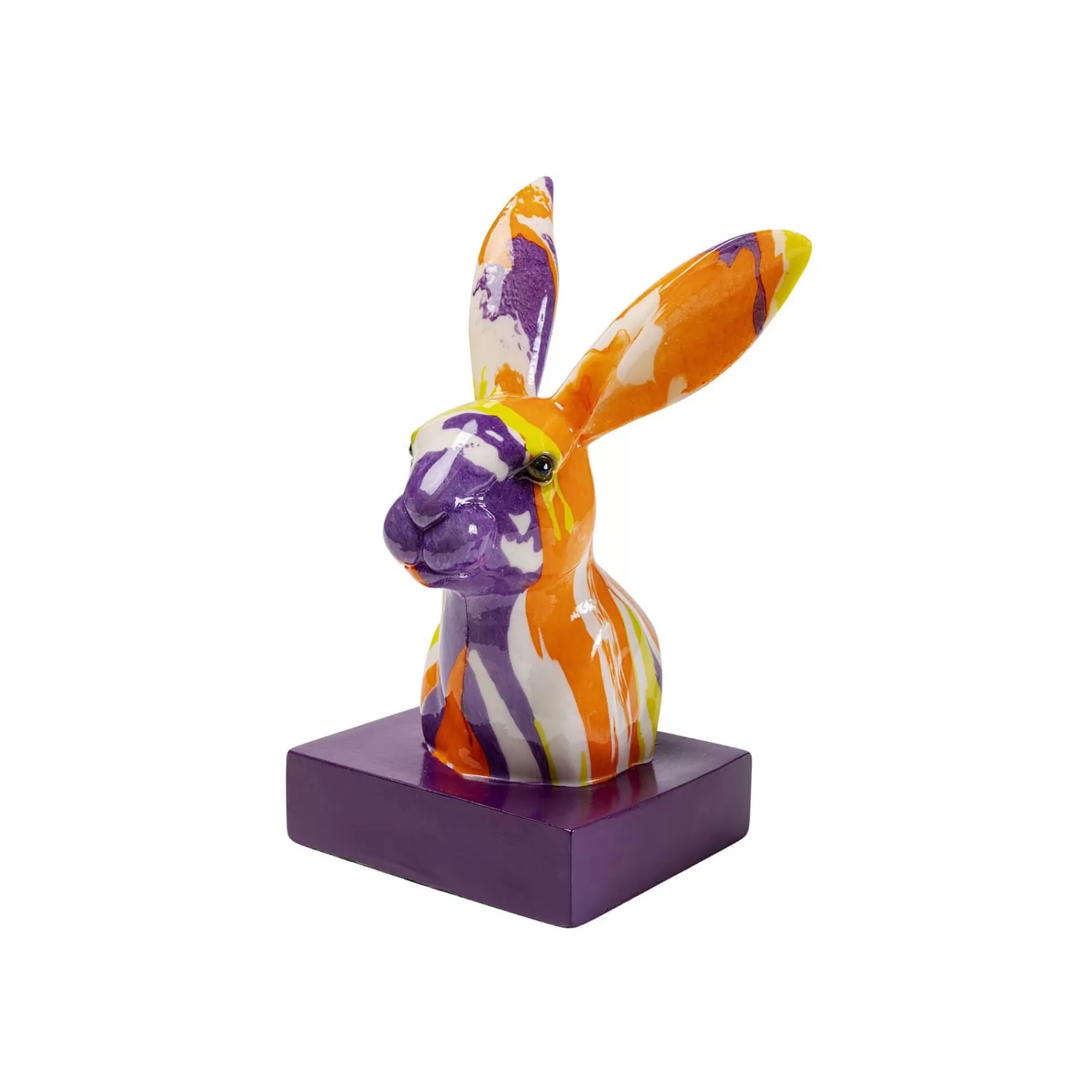 KARE Design Serre-livres Lapins Coulées De Peinture Set De 2 ^ Serrelivres