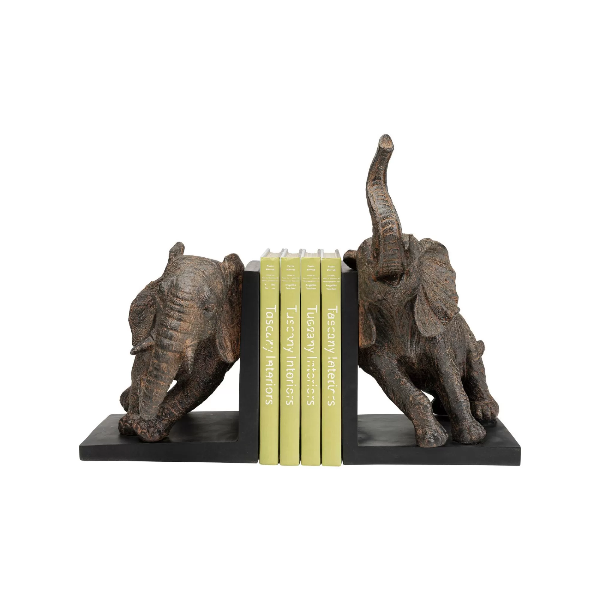 KARE Design Serre-livres éléphants 25cm Set De 2 ^ Serrelivres