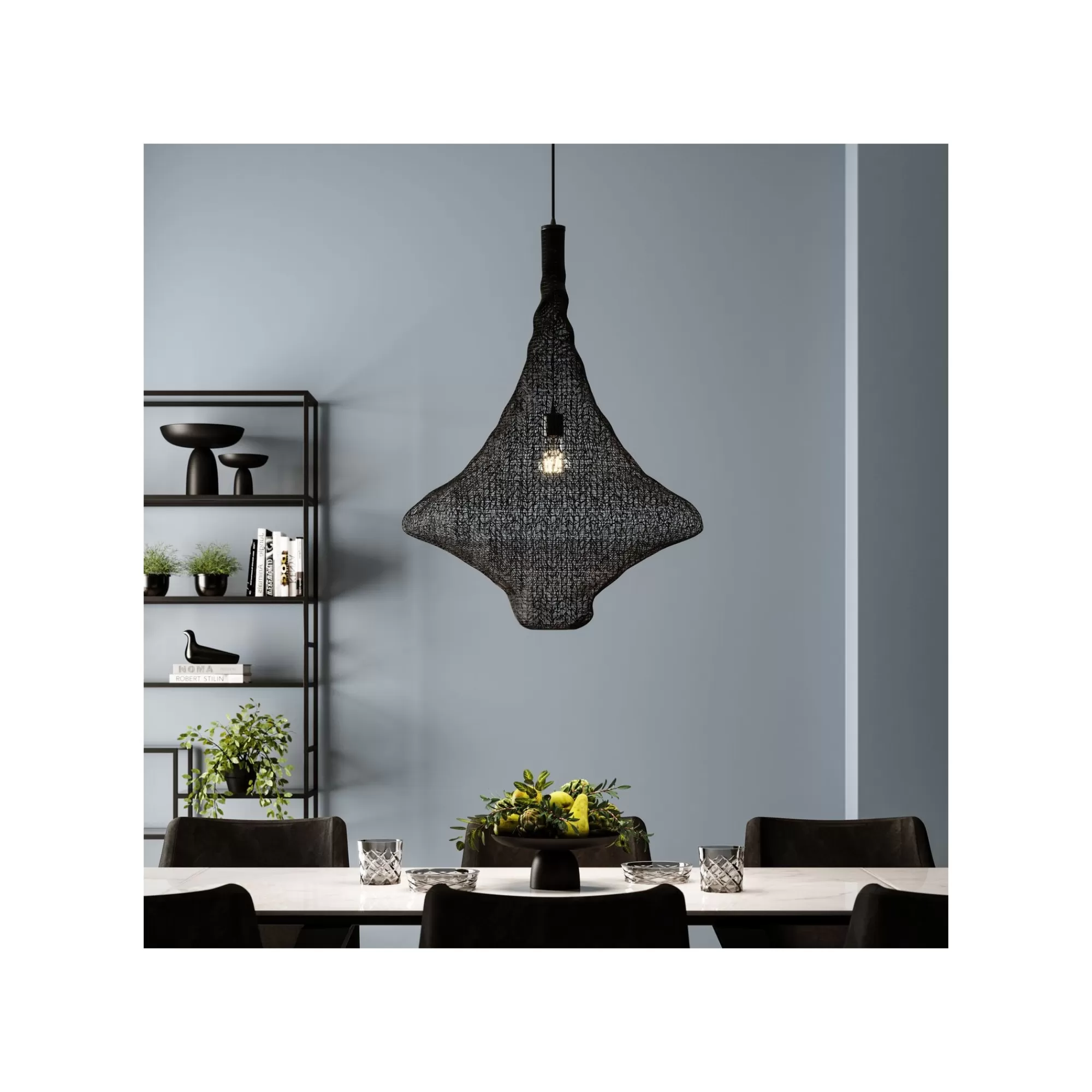 KARE Design Suspension Cocoon Noire 89cm ^ Lustre & Suspension