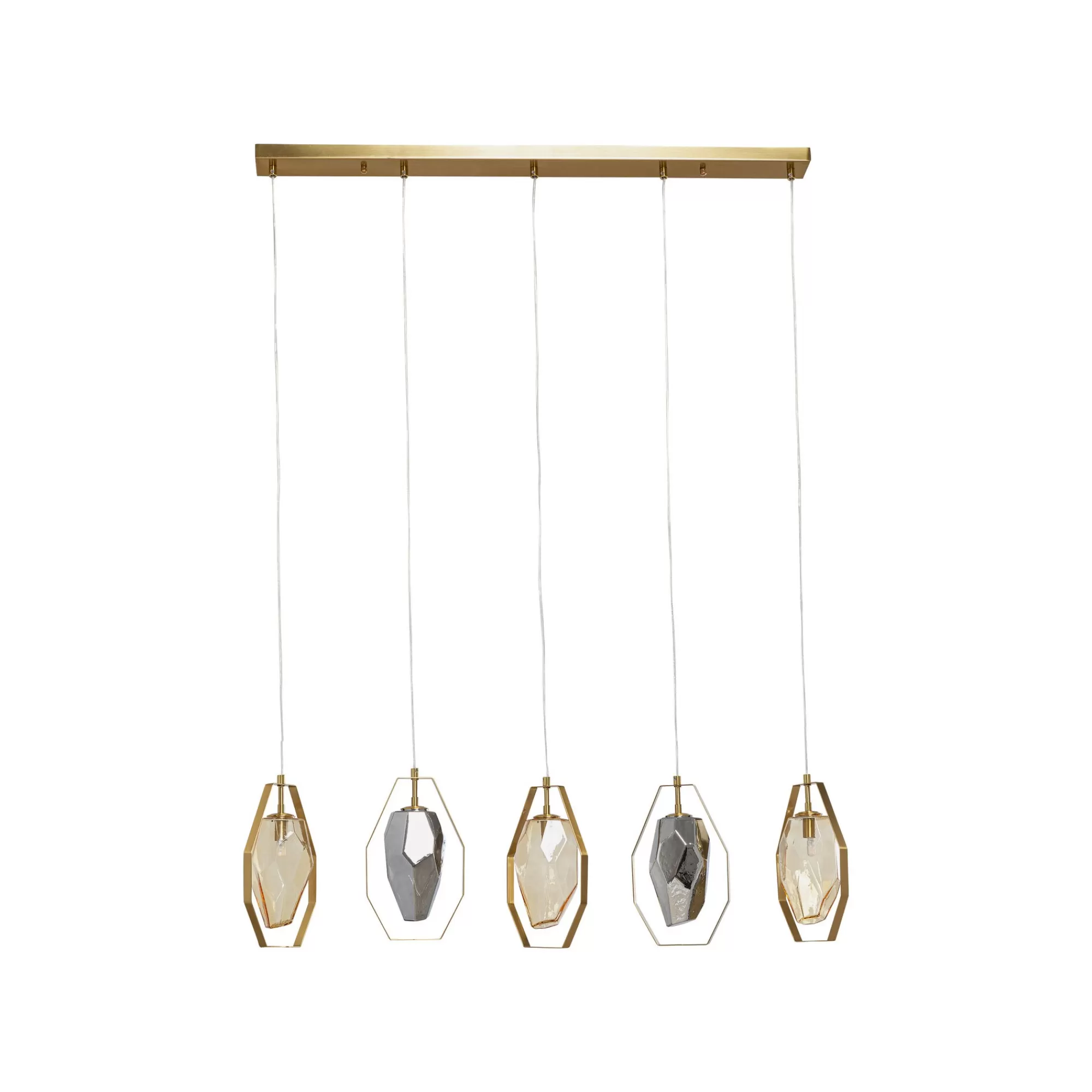 KARE Design Suspension Diamond Fever Dorée 110cm ^ Lustre & Suspension