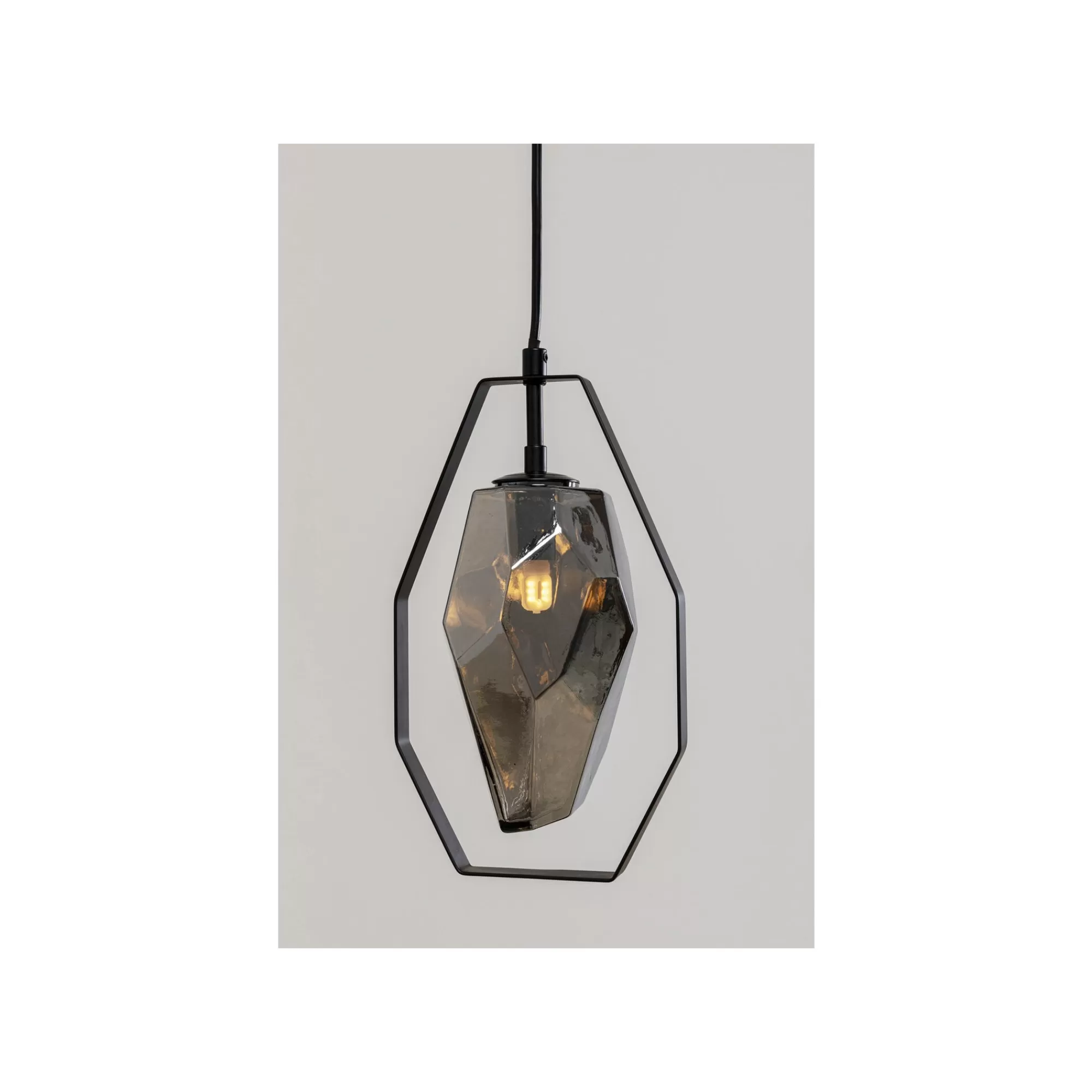 KARE Design Suspension Diamond Fever Noire 17cm ^ Lustre & Suspension