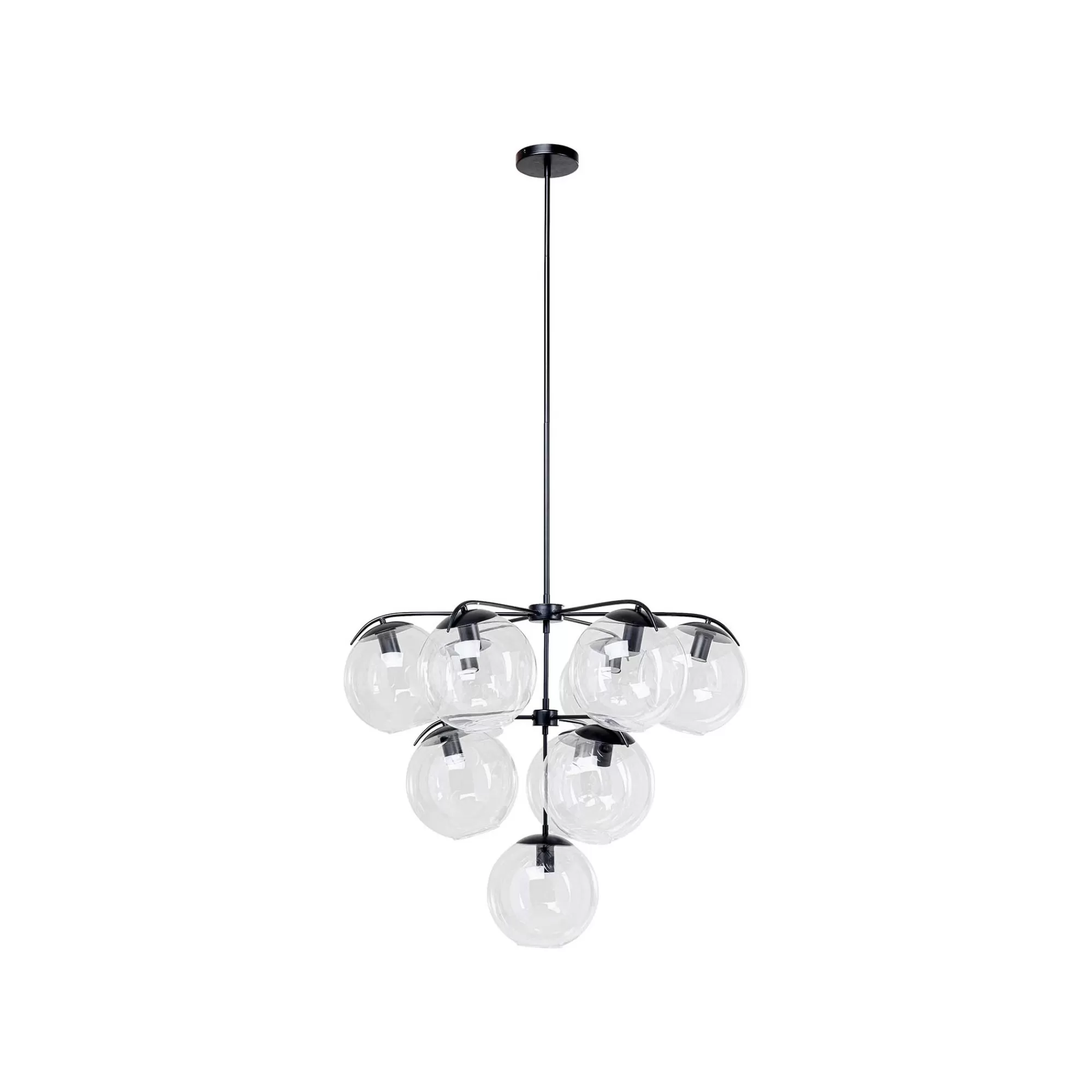 KARE Design Suspension Lasmina 10 Globes Noire ^ Lustre & Suspension