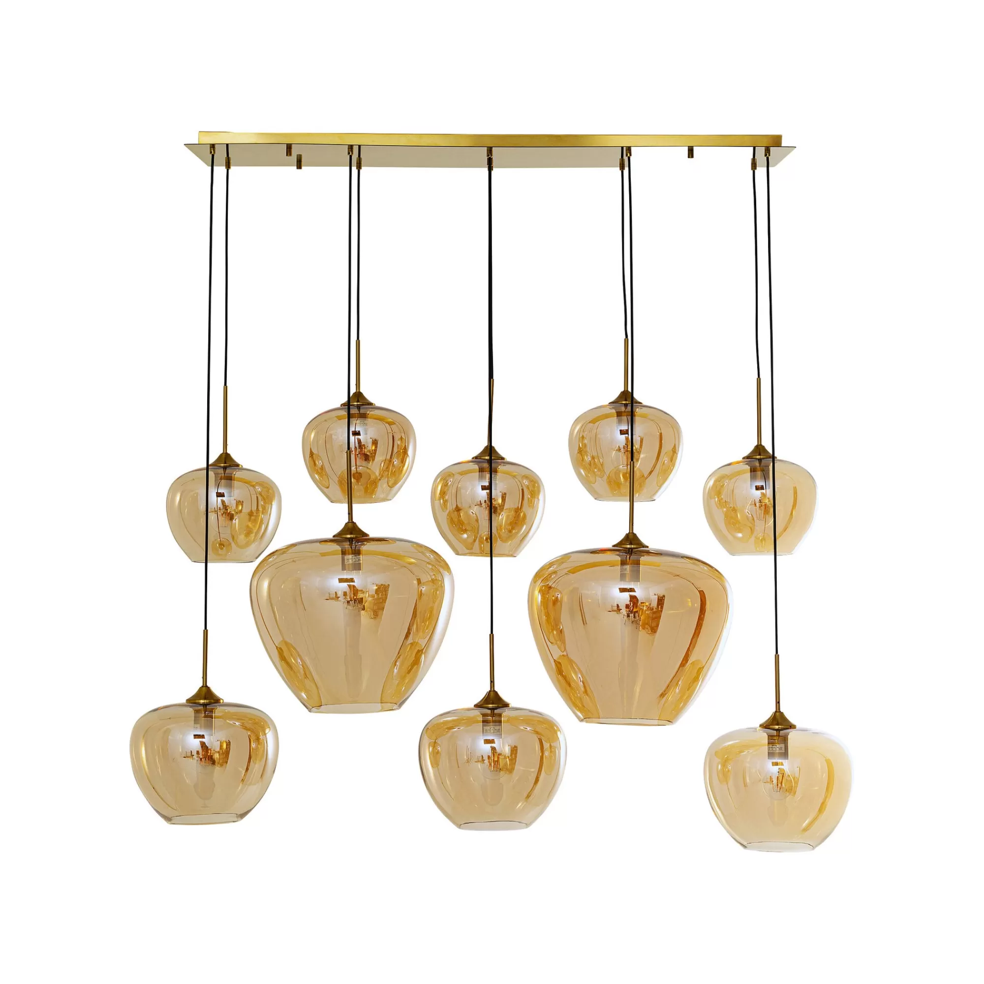 KARE Design Suspension Sphere Ambrée 160cm ^ Lustre & Suspension