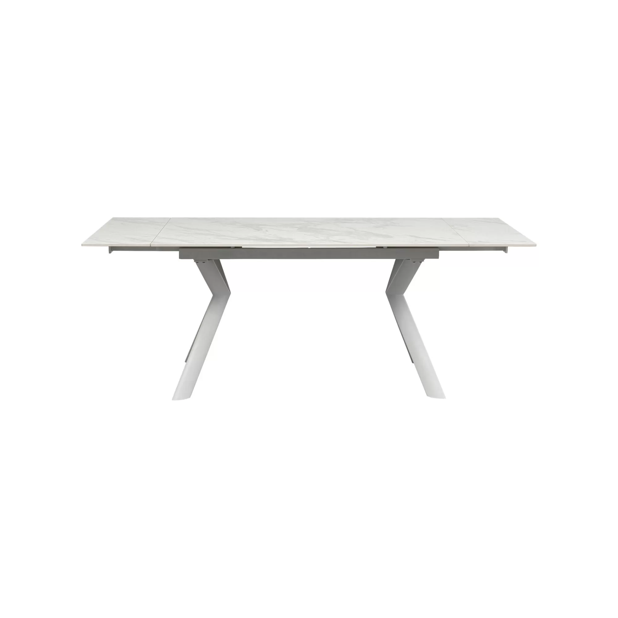 KARE Design Table à Rallonges Xenia 200x80cm Blanche ^ Table