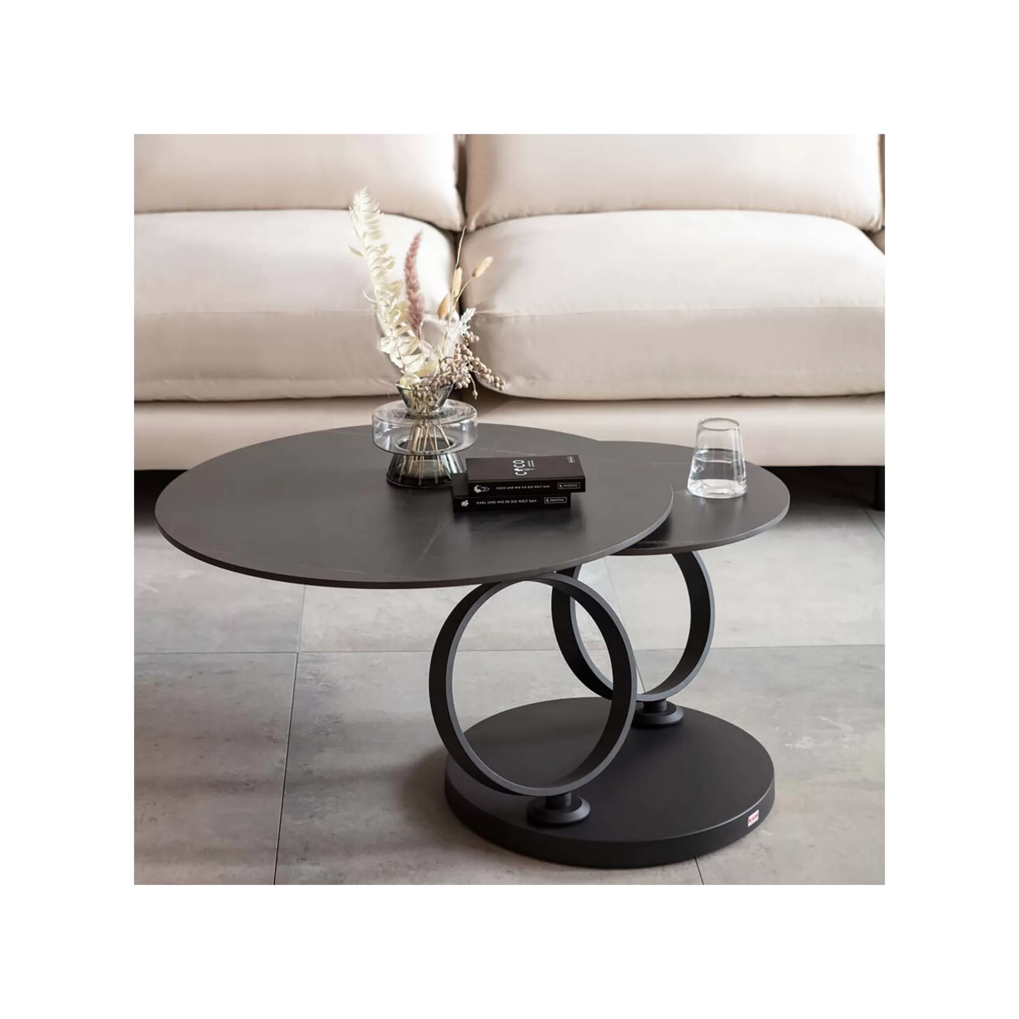 KARE Design Table Basse Beverly Noire ^ Table Basse