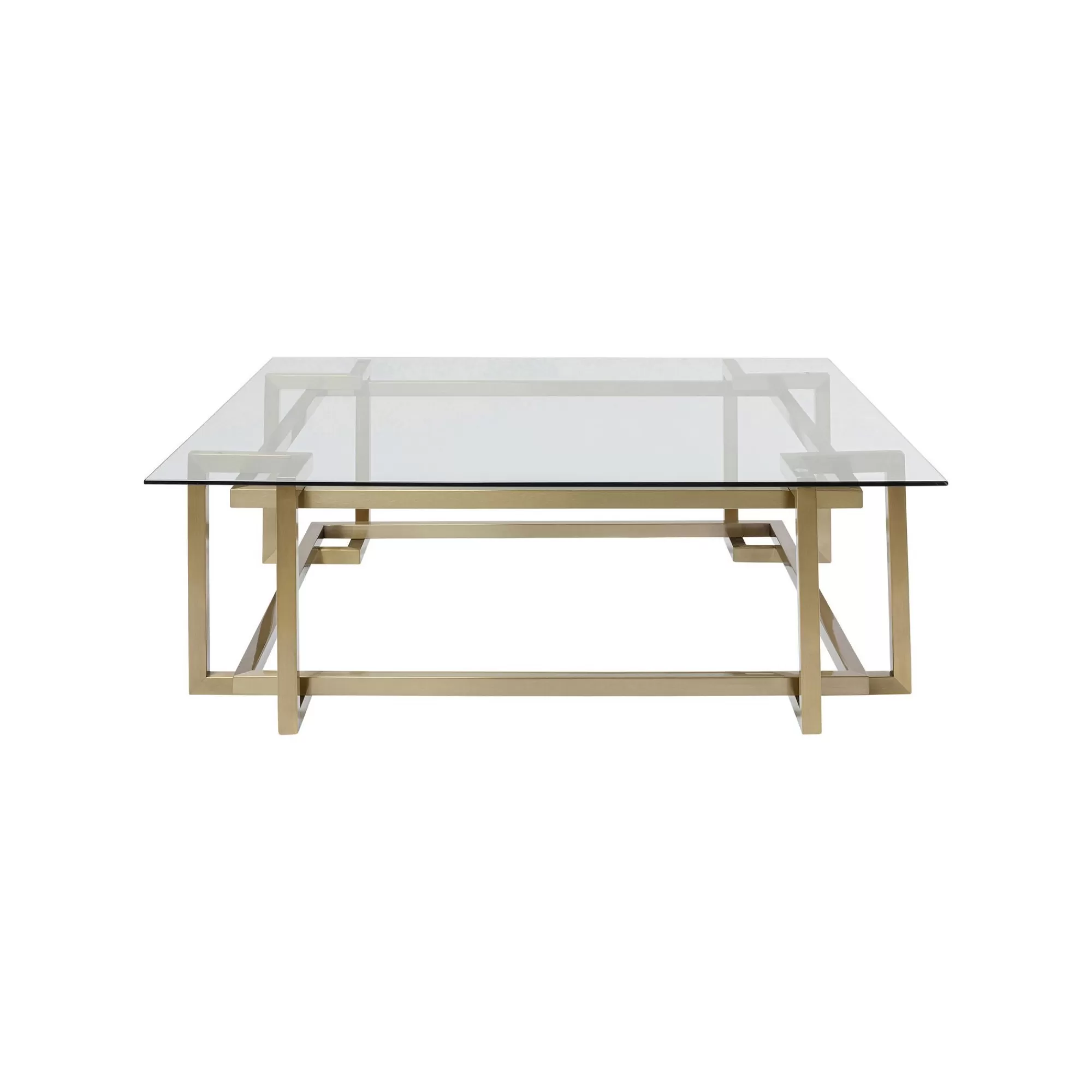 KARE Design Table Basse Clara 120x120cm Dorée ^ Table Basse