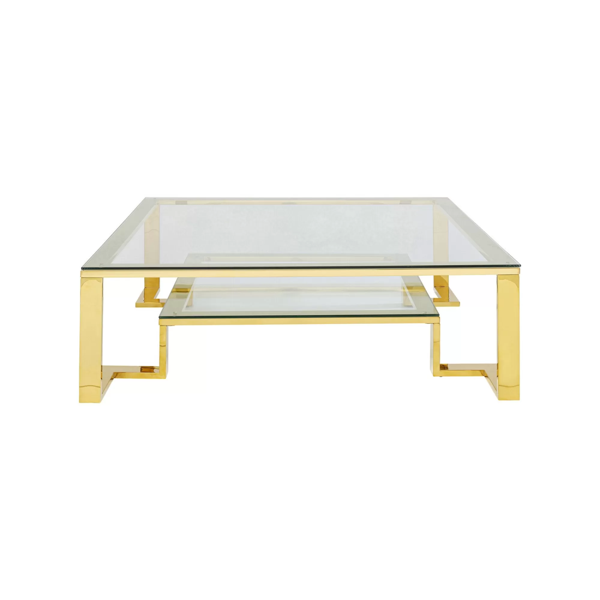 KARE Design Table Basse Rush 120x120cm Dorée ^ Table Basse