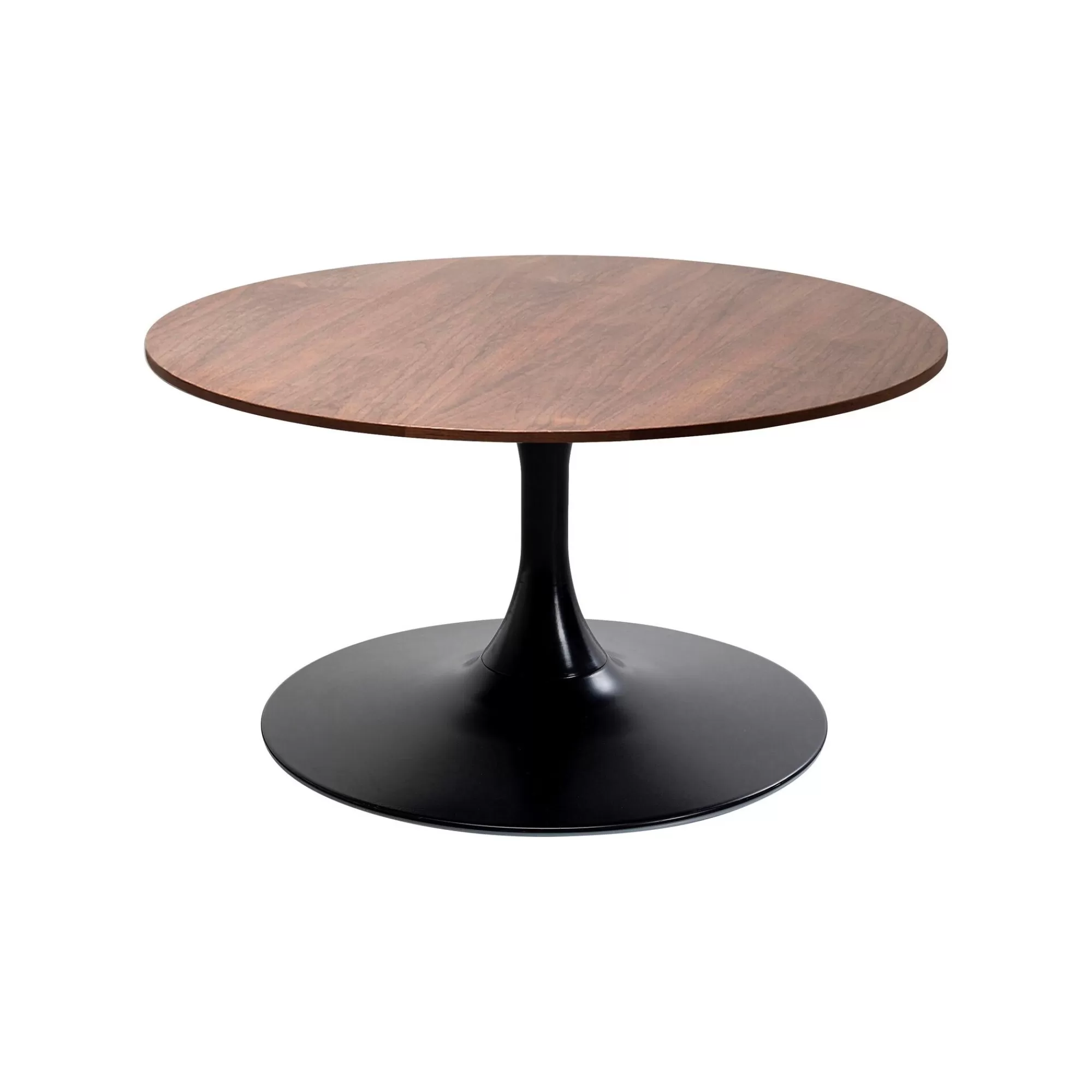 KARE Design Table Basse Schickeria 80cm Noyer Et Noire ^ Table Basse