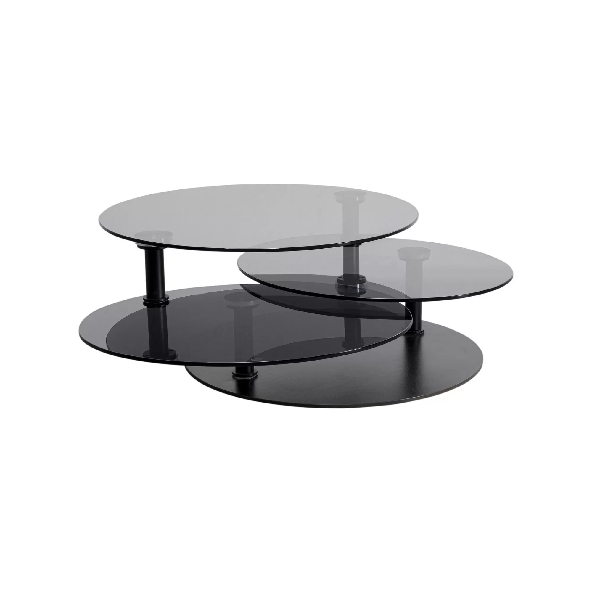 KARE Design Table Basse Twist Noire 90cm ^ Table Basse