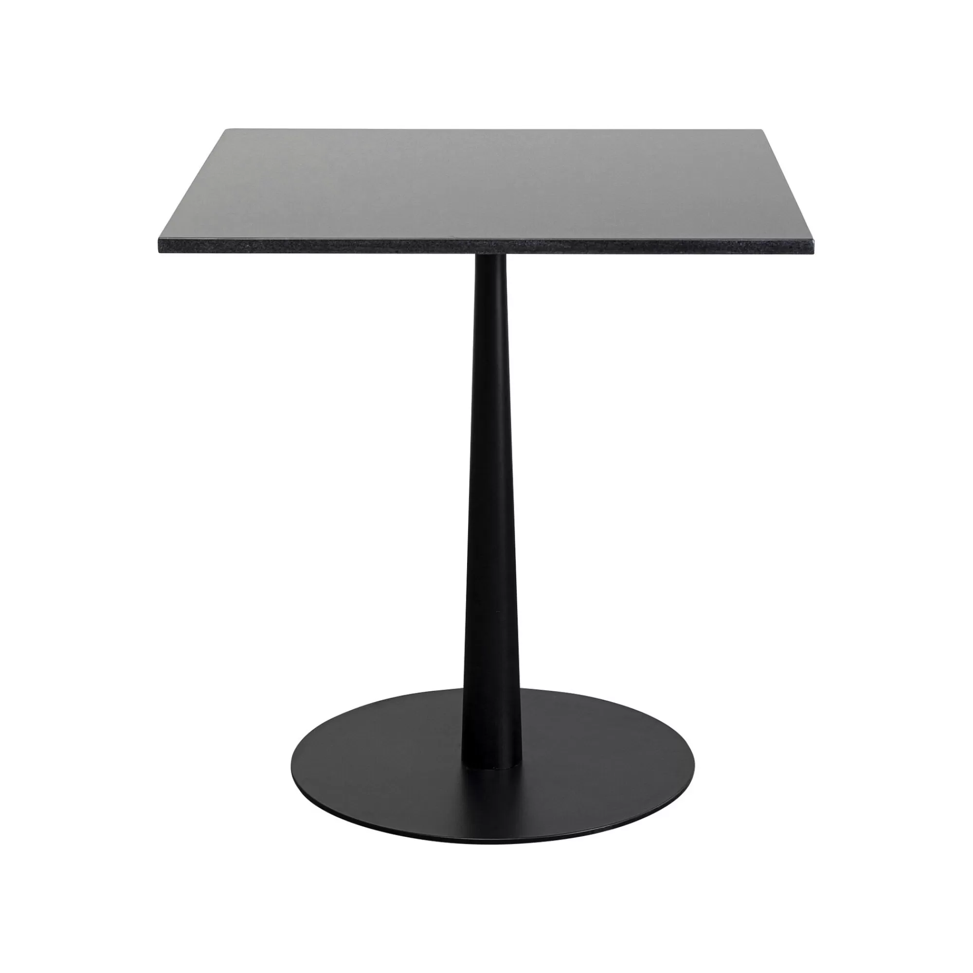 KARE Design Table Bistrot Capri Granit Noir 70x70cm ^ Table