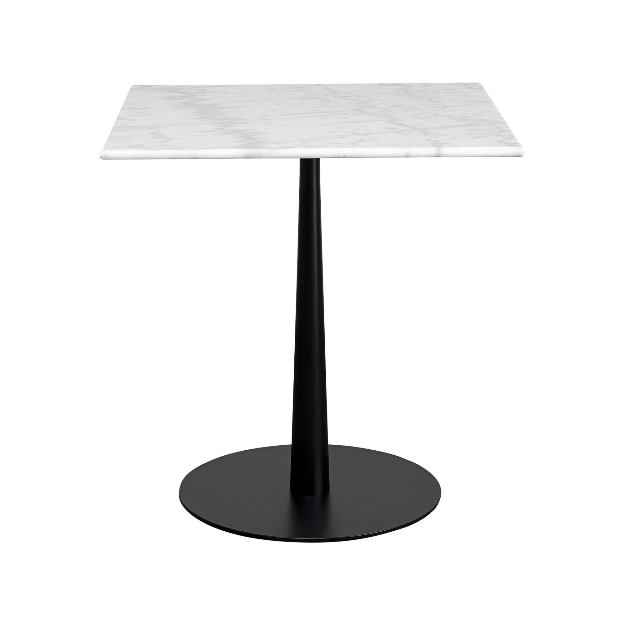 KARE Design Table Bistrot Capri Marbre Blanc 70x70cm ^ Table