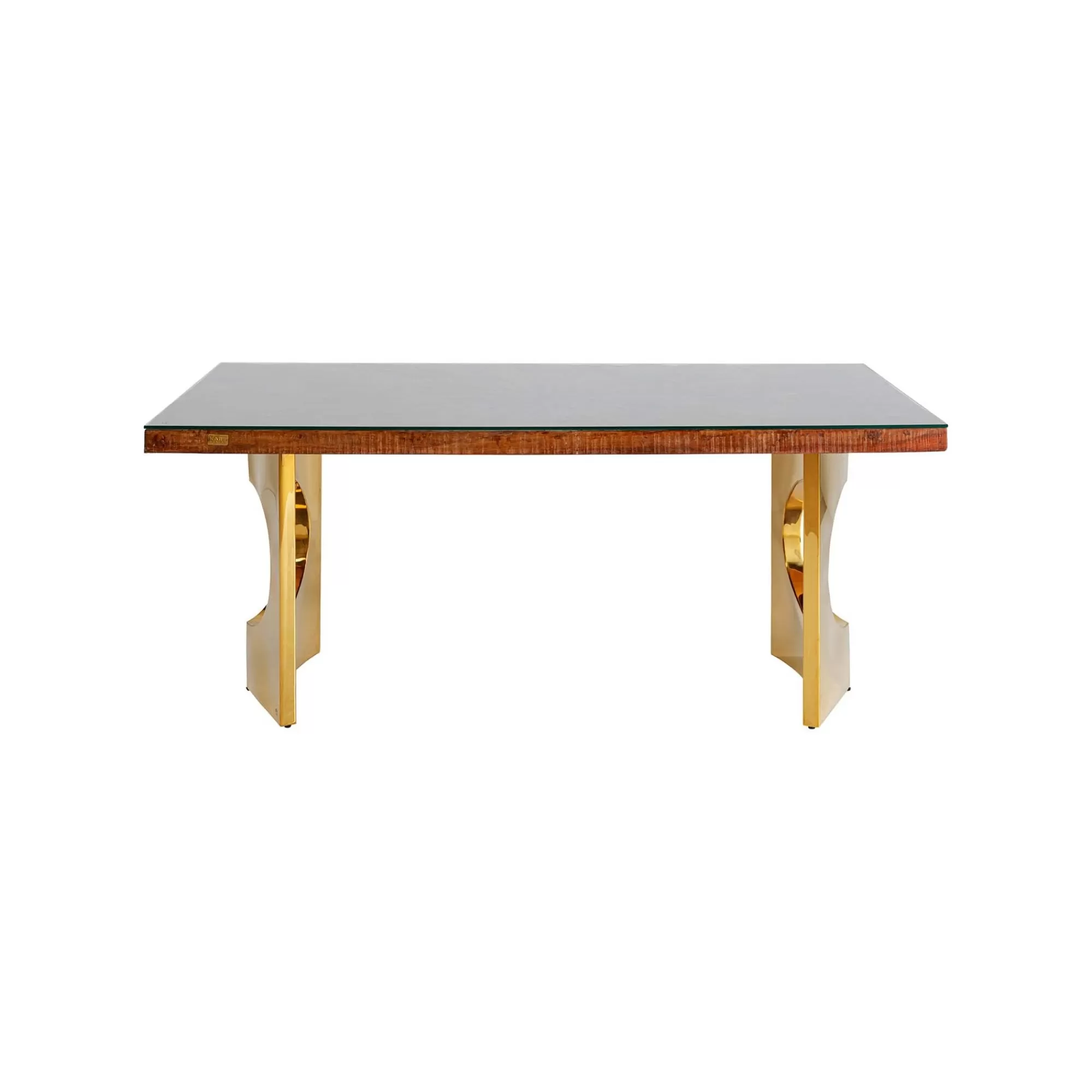 KARE Design Table Conley Oho 180x90cm Pieds Laiton ^ Table