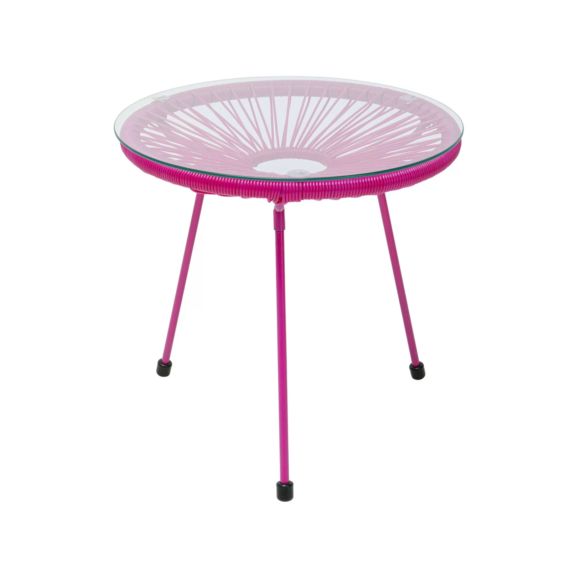 KARE Design Table D'appoint Acapulco Mono 50cm Rose ^ Table D'Appoint & De Chevet