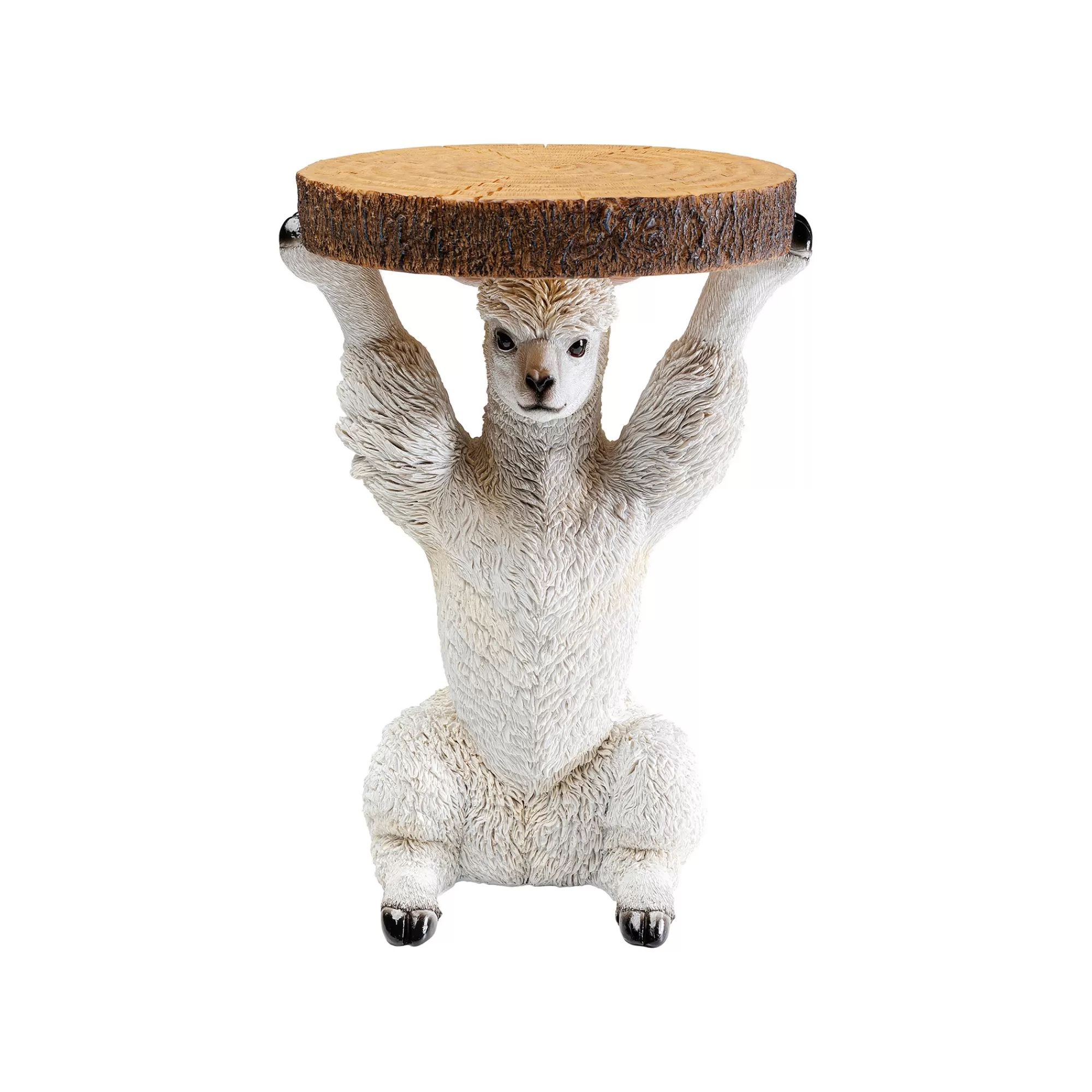 KARE Design Table D'appoint Animal Alpaca Blanc ^ Table D'Appoint & De Chevet