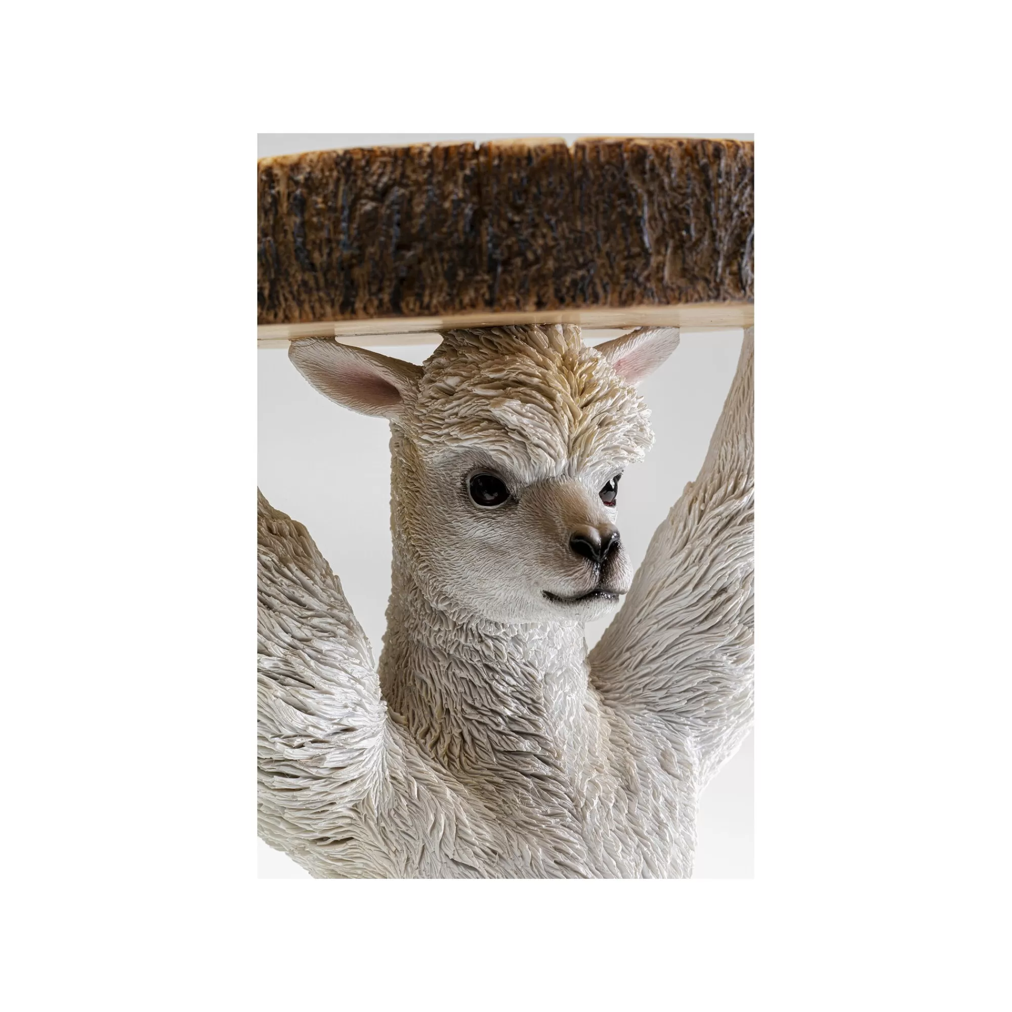 KARE Design Table D'appoint Animal Alpaca Blanc ^ Table D'Appoint & De Chevet