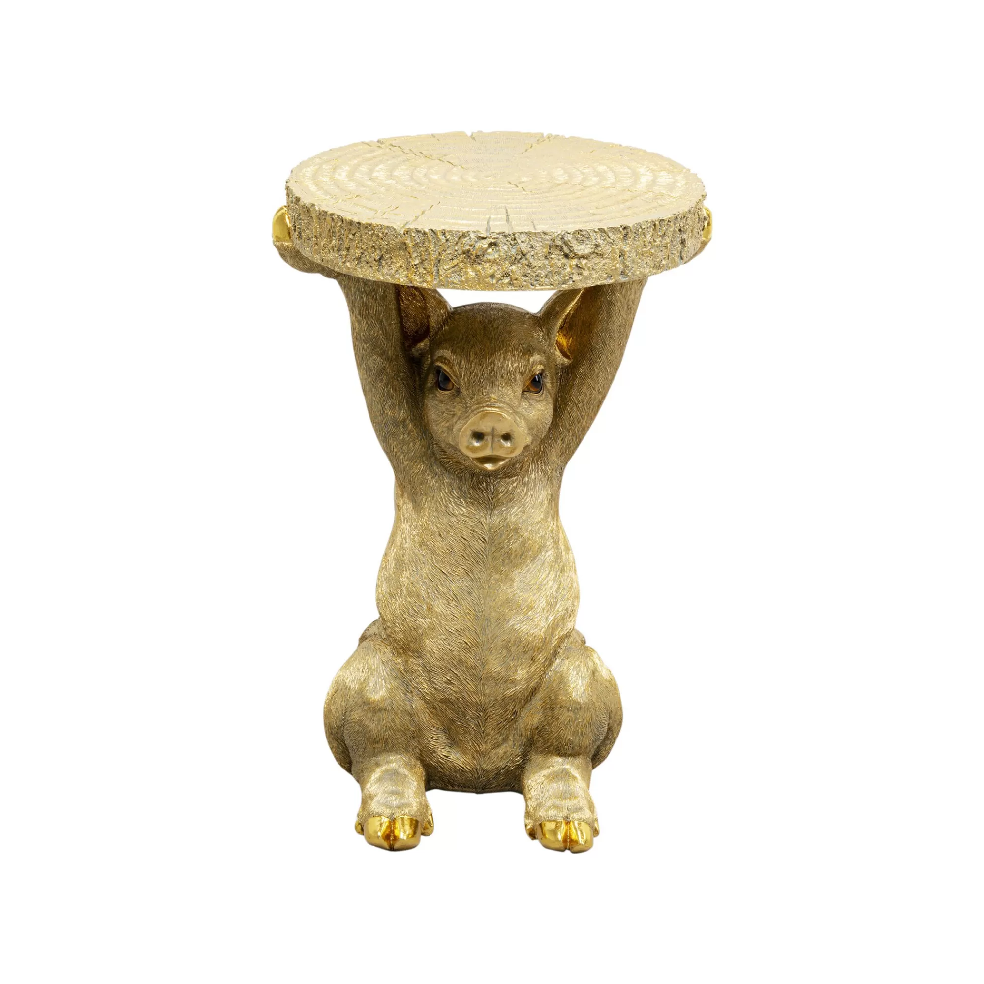 KARE Design Table D'appoint Animal Cochon Doré ^ Table D'Appoint & De Chevet