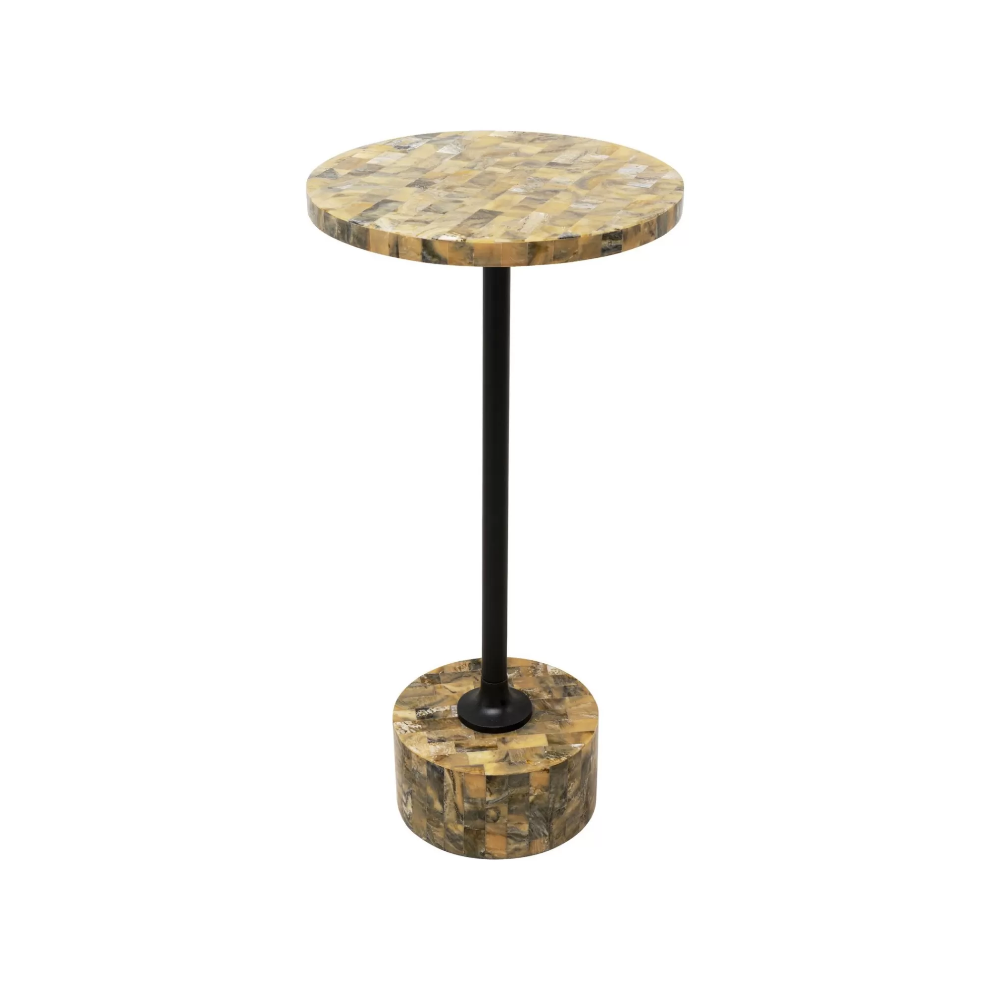 KARE Design Table D'appoint Domero Mosaic 25cm Marron ^ Table D'Appoint & De Chevet