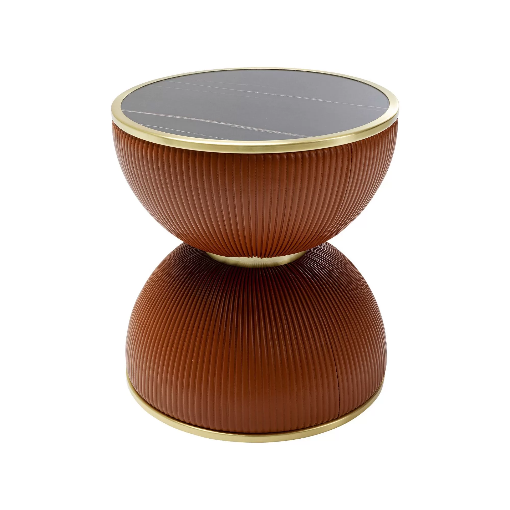 KARE Design Table D'appoint Endless Vegas Orange 47cm ^ Table D'Appoint & De Chevet