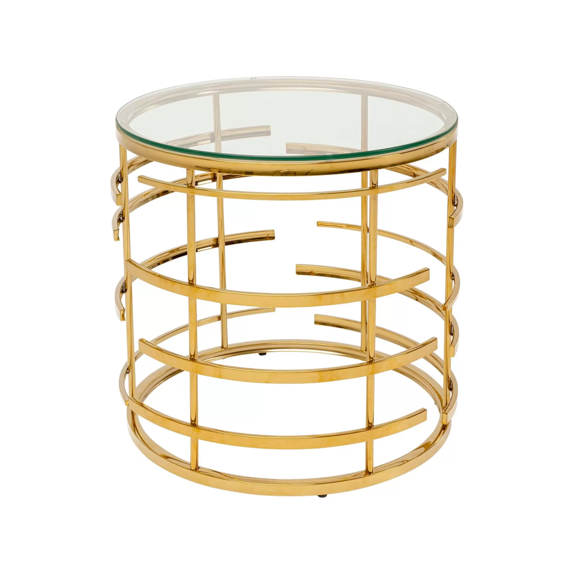 KARE Design Table D'appoint Jupiter 55cm Dorée ^ Table D'Appoint & De Chevet