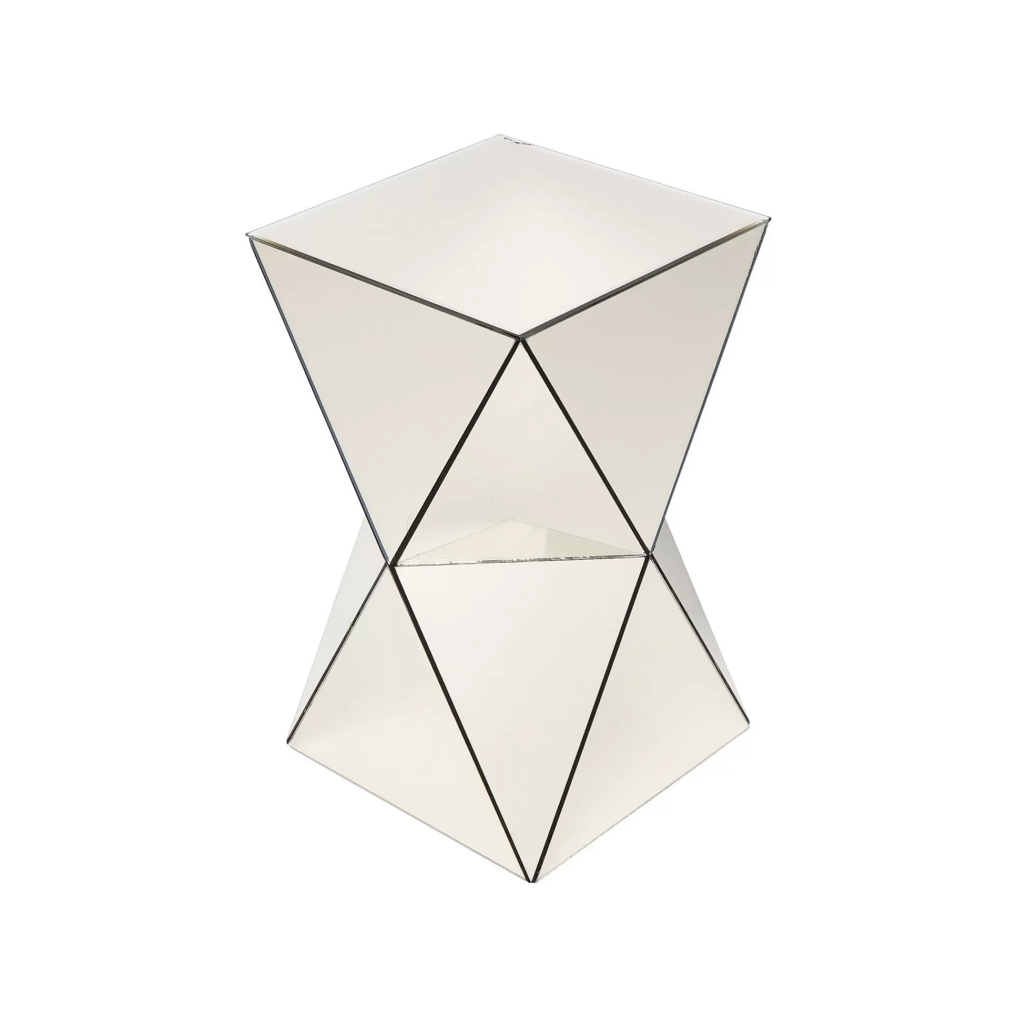 KARE Design Table D'appoint Luxury Triangle Champagne ^ Table D'Appoint & De Chevet