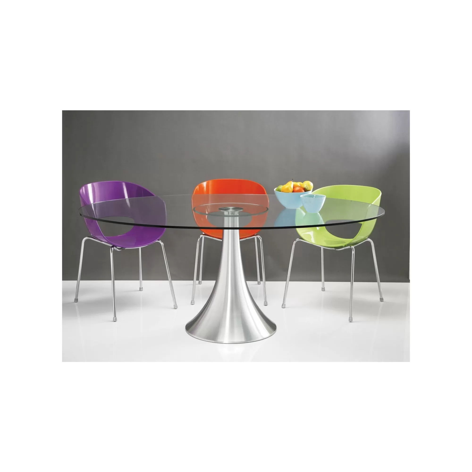 KARE Design Table En Verre Grande Possibilita 180x120cm Chromée Et Verre ^ Table