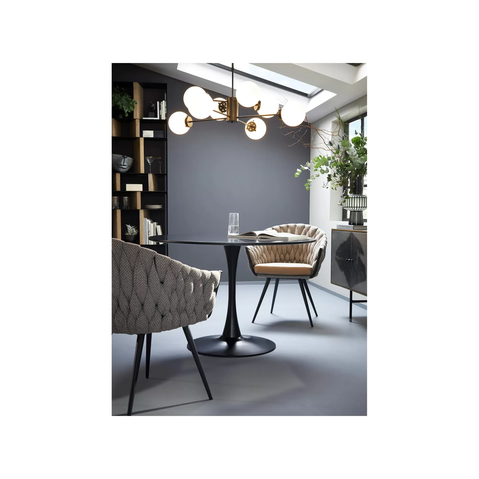 KARE Design Table Schickeria 110cm Noire ^ Table