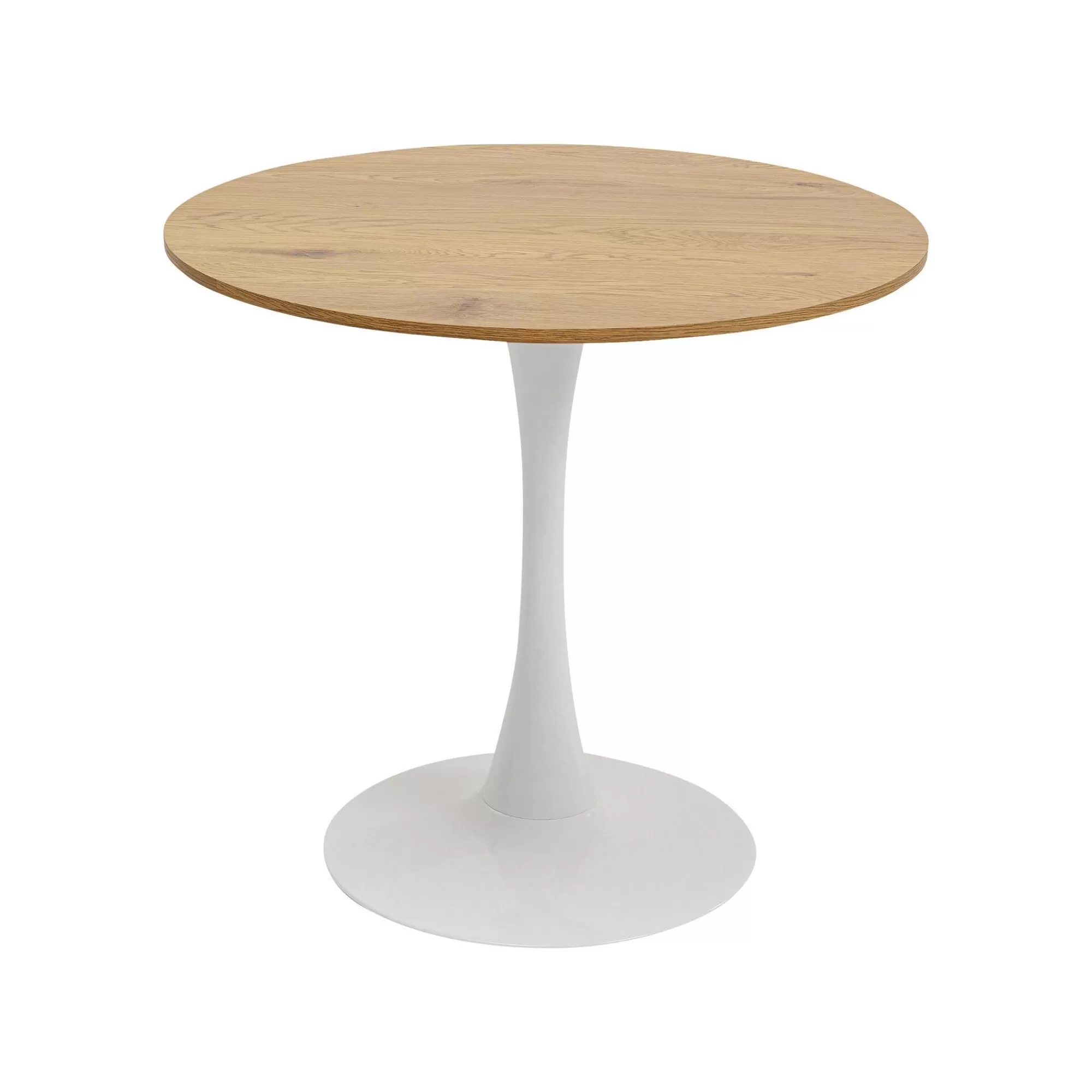 KARE Design Table Schickeria 80cm Chêne Et Blanche ^ Table