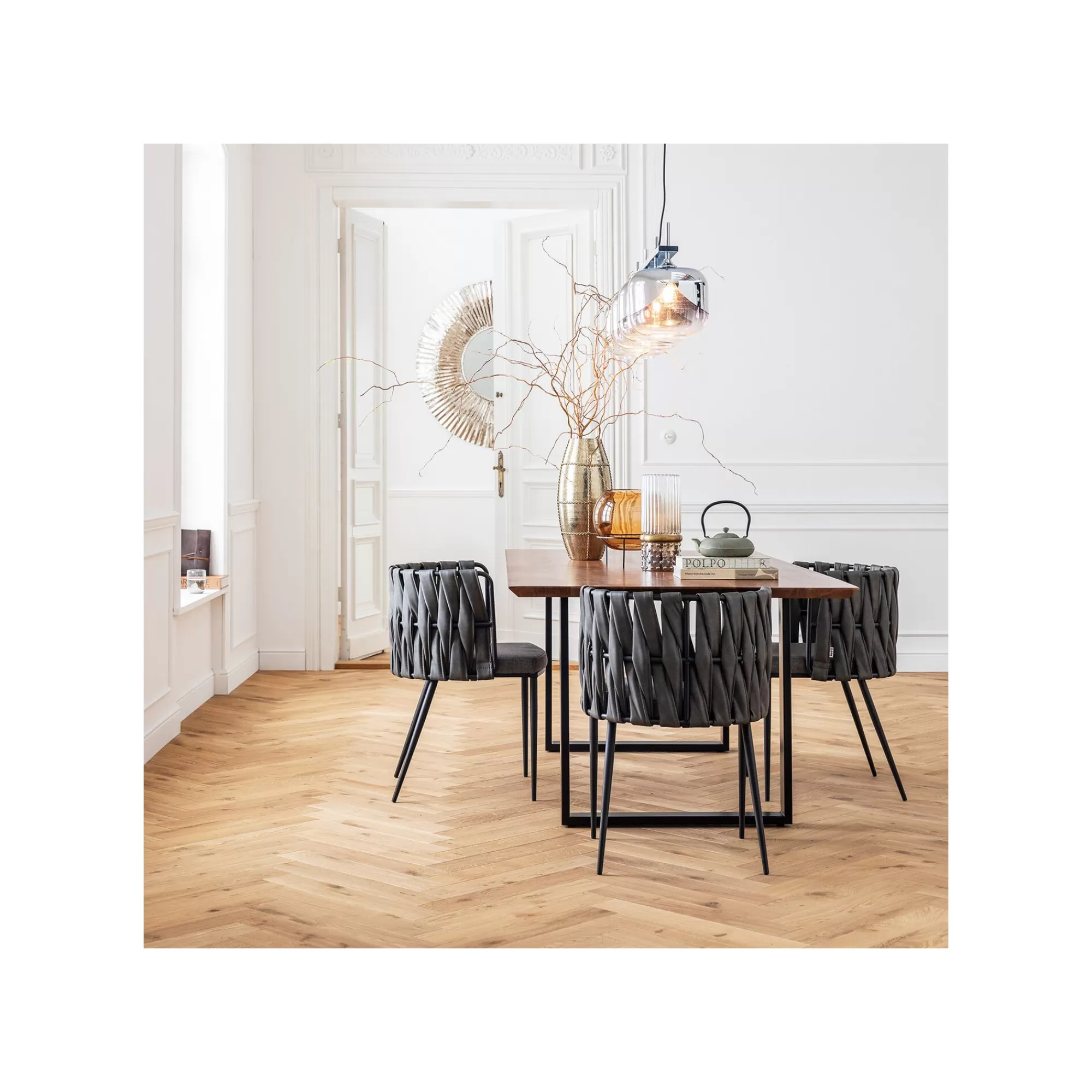 KARE Design Table Symphony Acacia Noire 160x80cm ^ Table