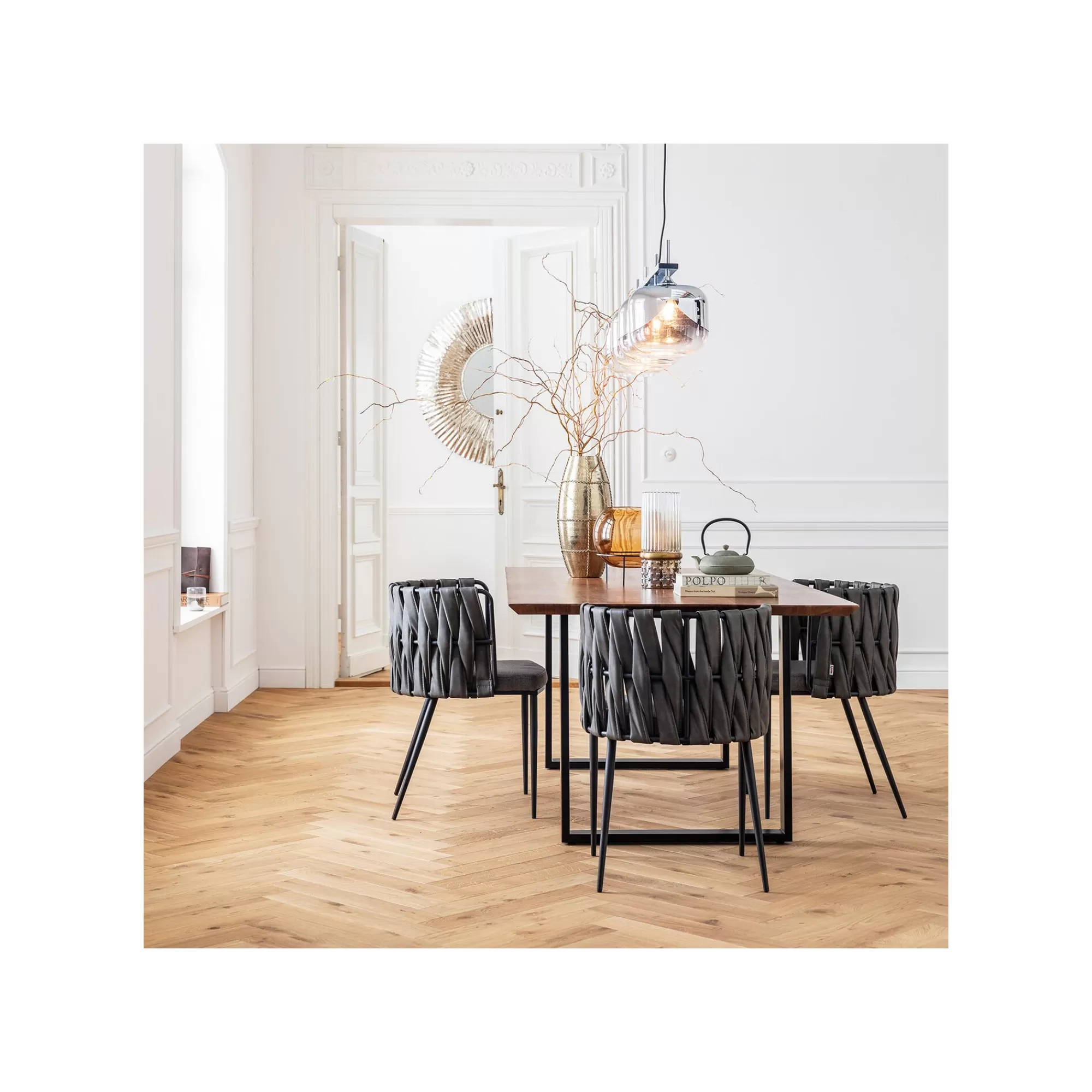 KARE Design Table Symphony Acacia Noire 200x100cm ^ Table