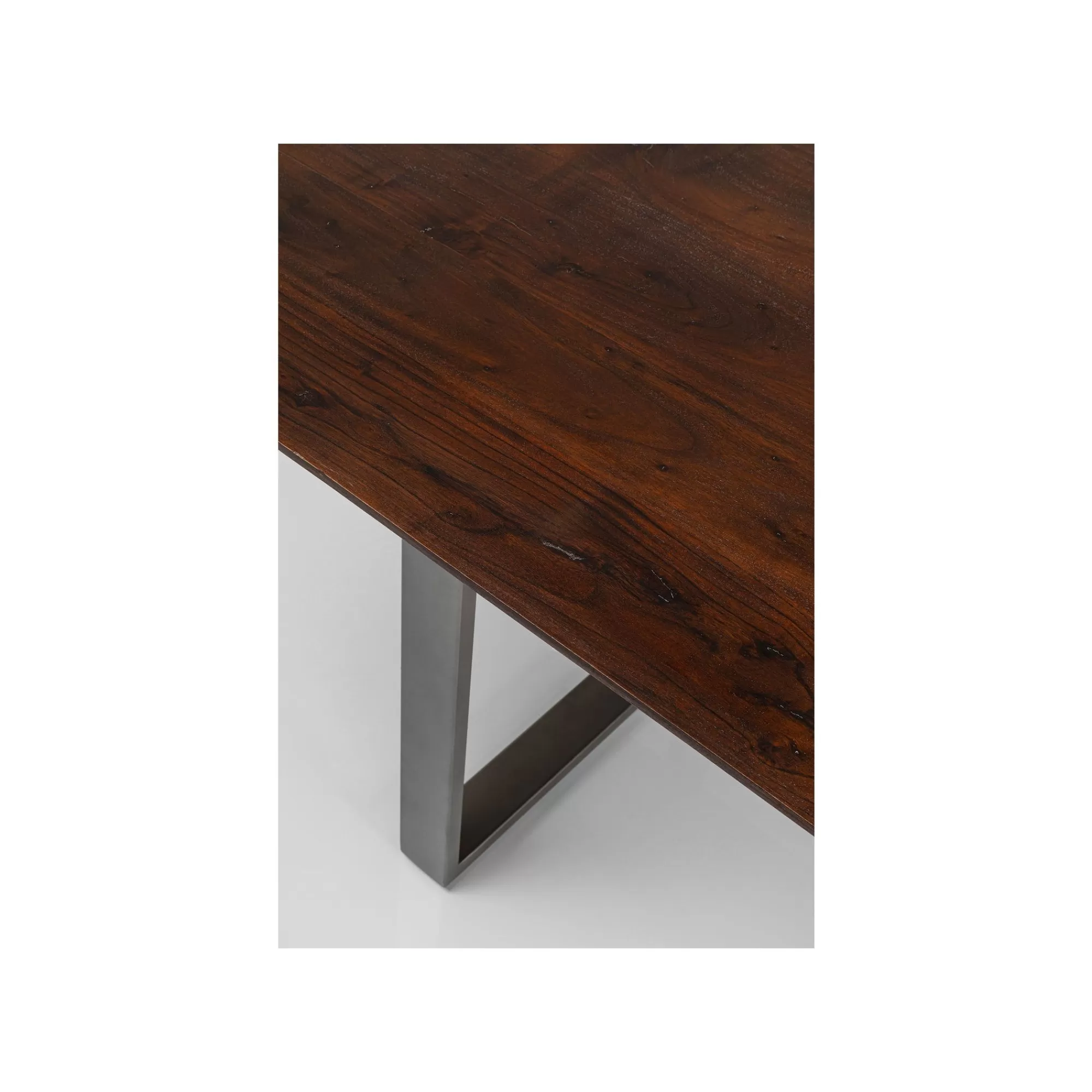 KARE Design Table Symphony Noyer Acier 160x80cm ^ Table