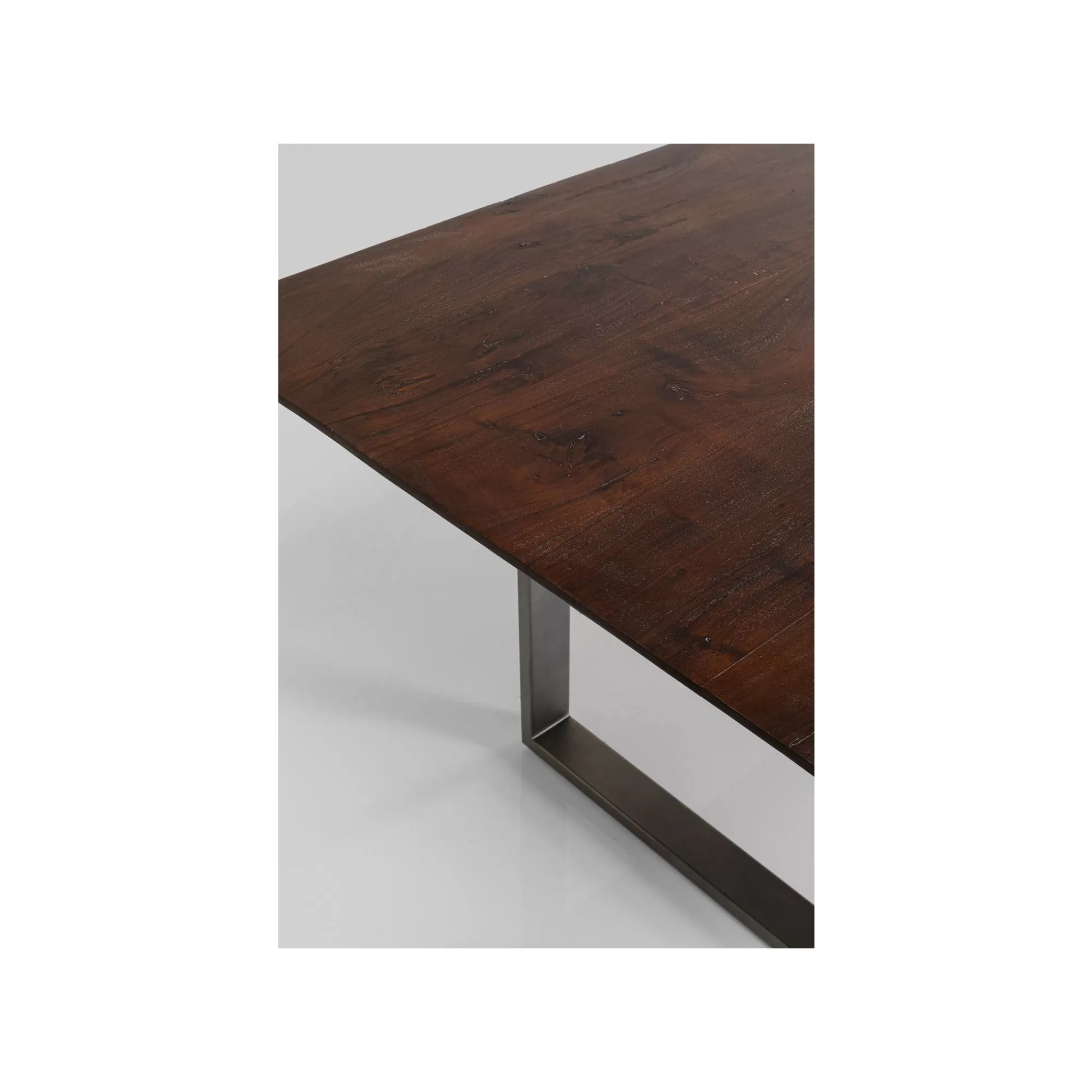 KARE Design Table Symphony Noyer Acier 180x90cm ^ Table