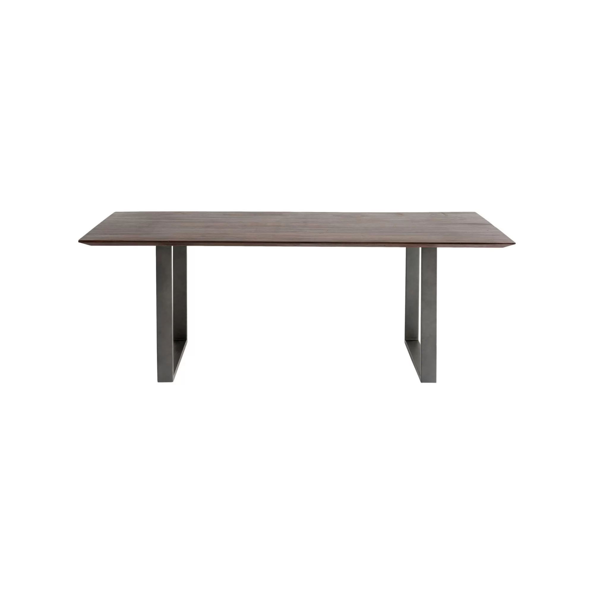 KARE Design Table Symphony Noyer Acier 200x100cm ^ Table