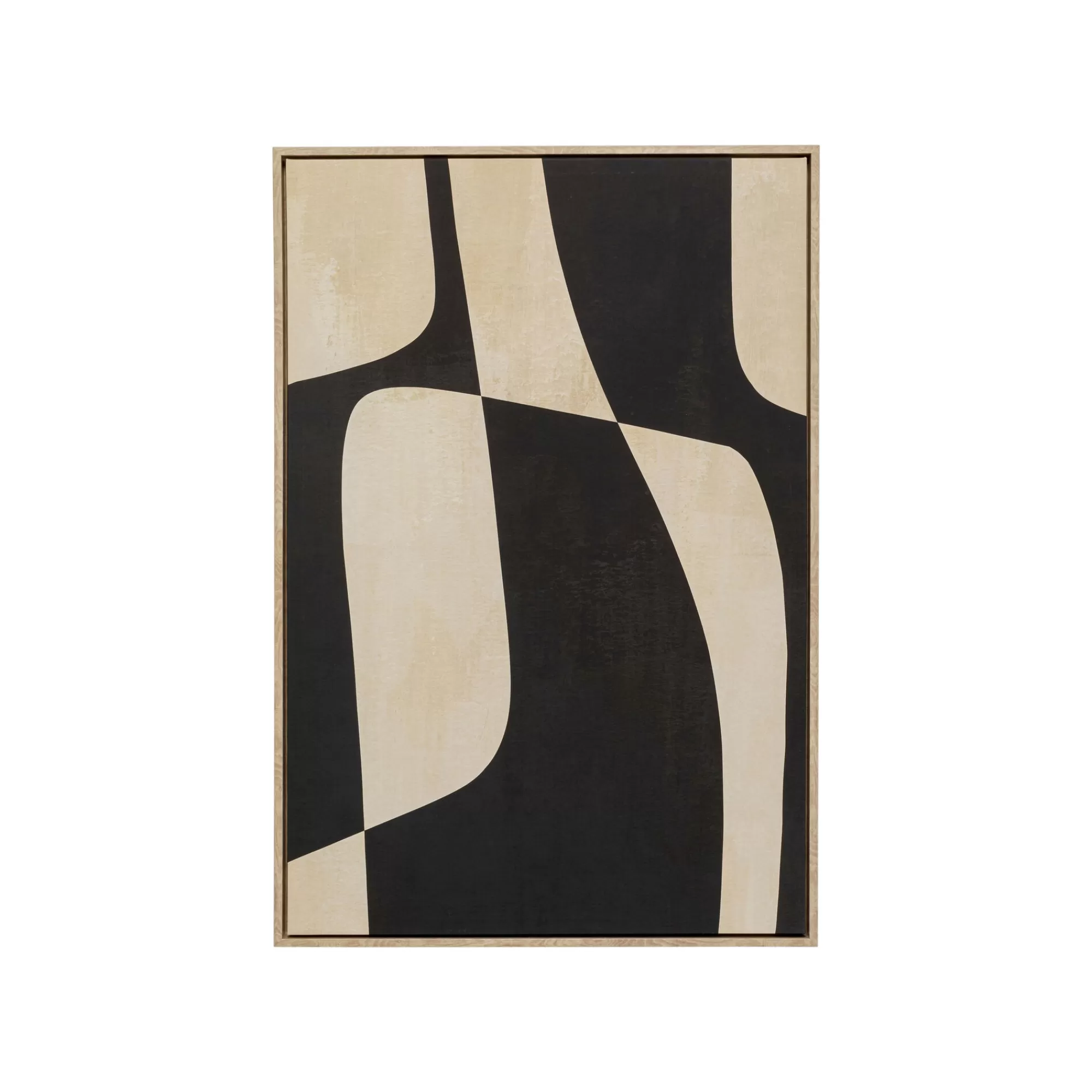 KARE Design Tableau Classic Shape 63x93cm Noir ^ Tableau