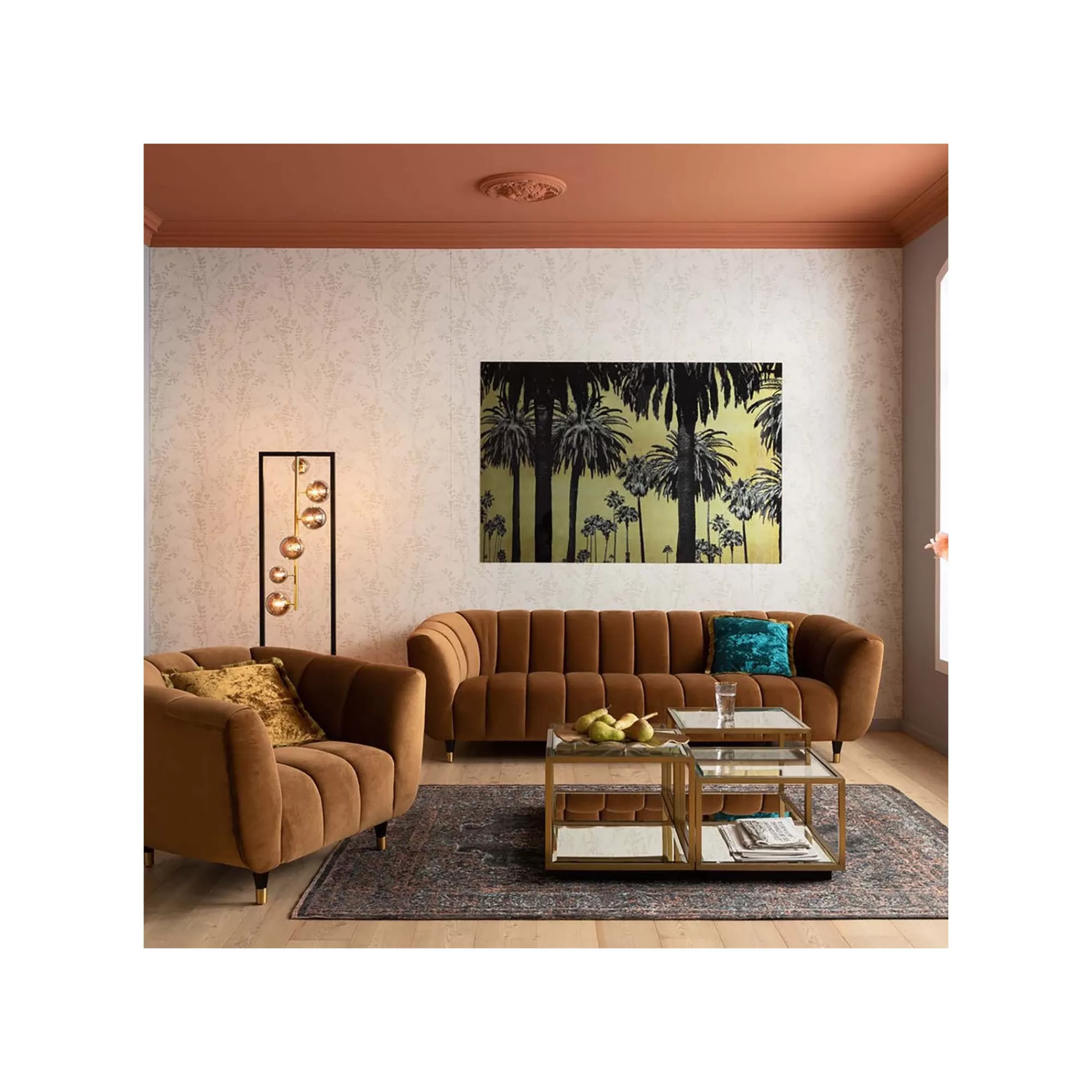 KARE Design Tableau En Verre Palmiers 180x120cm ^ Tableau